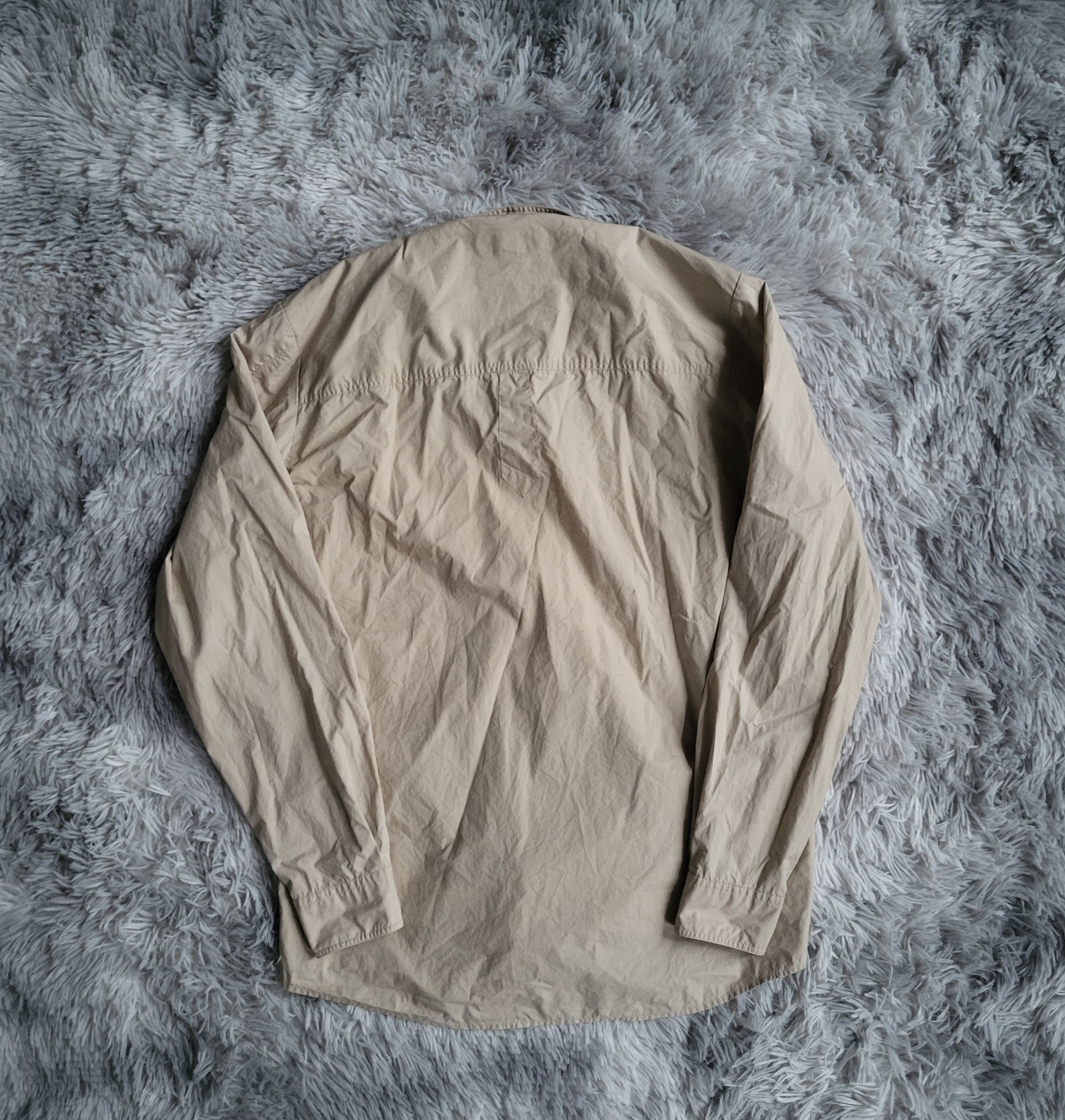 Chemise HUGO Hugo Boss Saharienne Beige - Taille L - Popeline de Coton Style Field