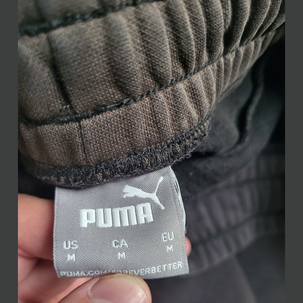 Pantalon noir Puma taille M, étiquette visible, Fripes Sélect