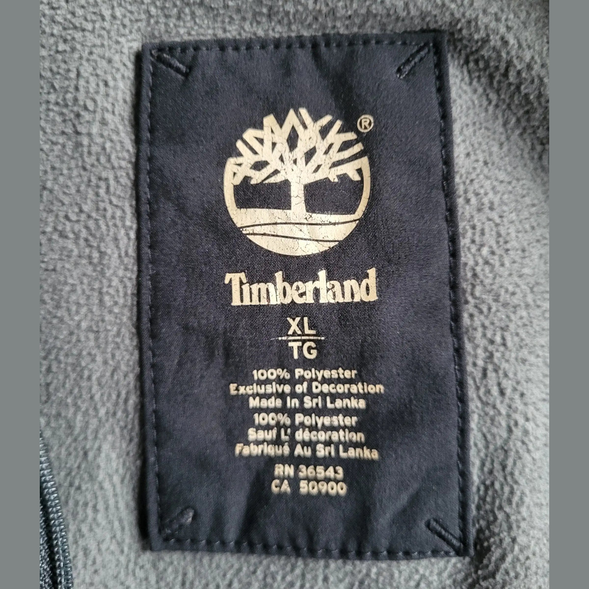 Veste polaire Timberland grise taille XL Fripes Sélect