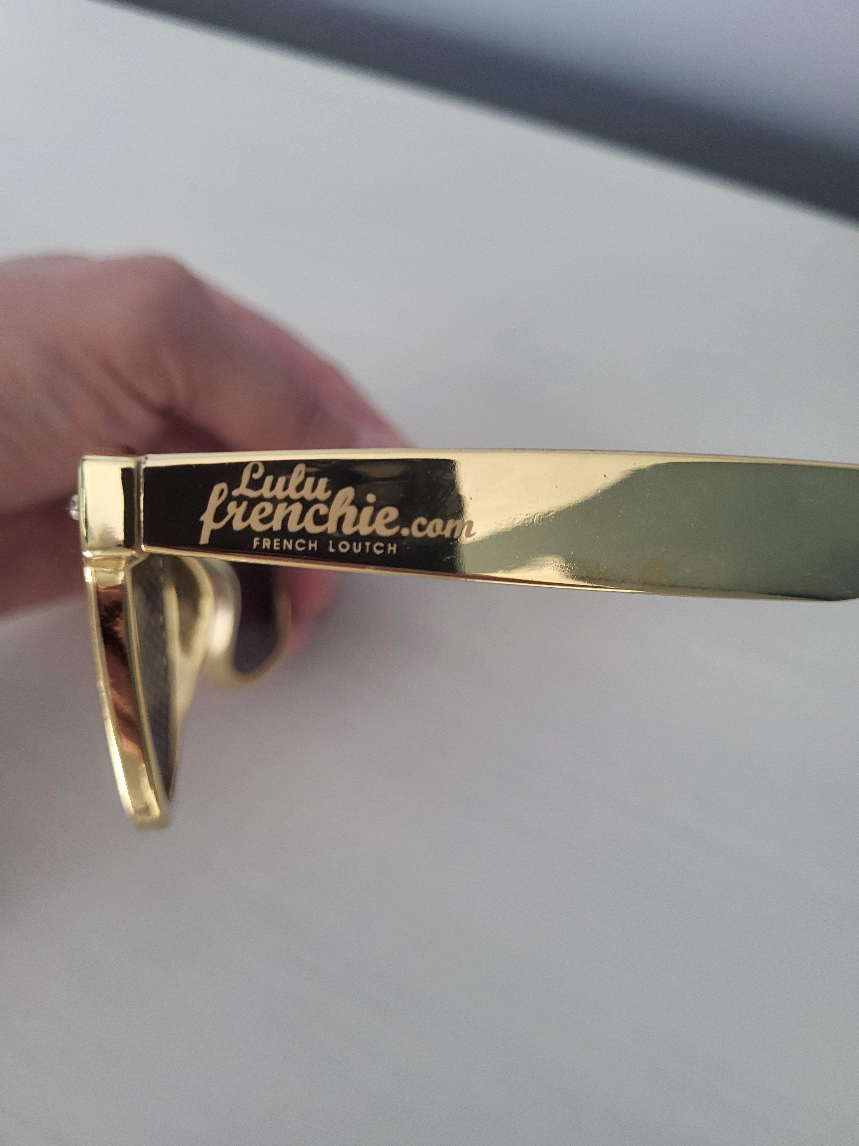 Lunettes Collector Tomorrowland x Lulu Frenchie – Édition Dorée – État Exceptionnel