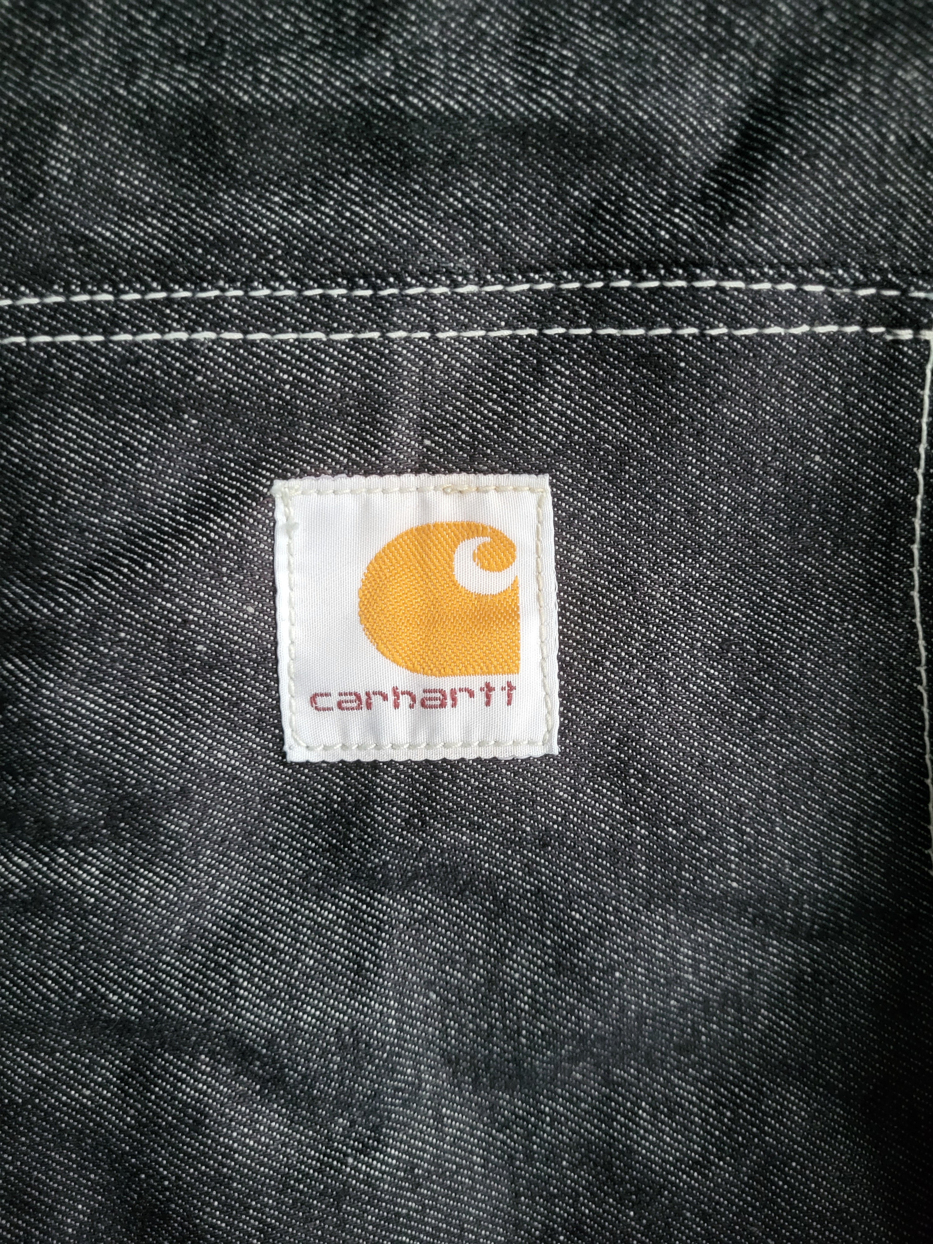 Veste Carhartt Active Denim Bleu Foncé Homme - Made in USA - Vintage - Taille L - Neuf