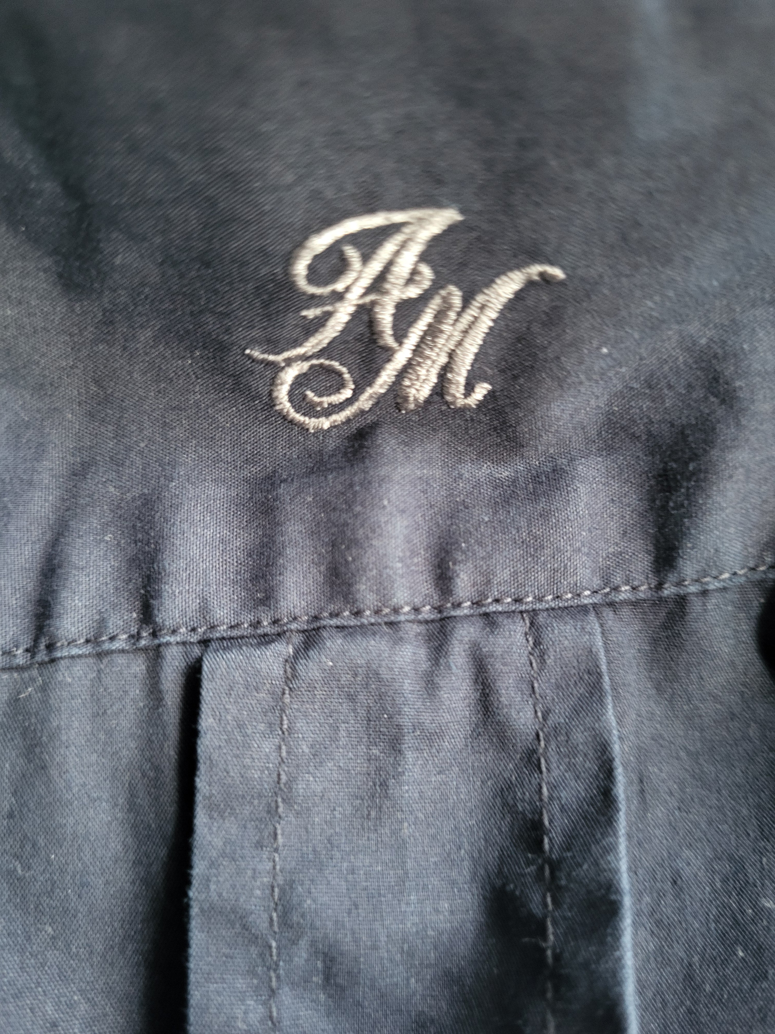 Chemise Antony Morato Napoli Navy - Slim Fit Stretch - Taille 52 (L) - Design Italien Chic