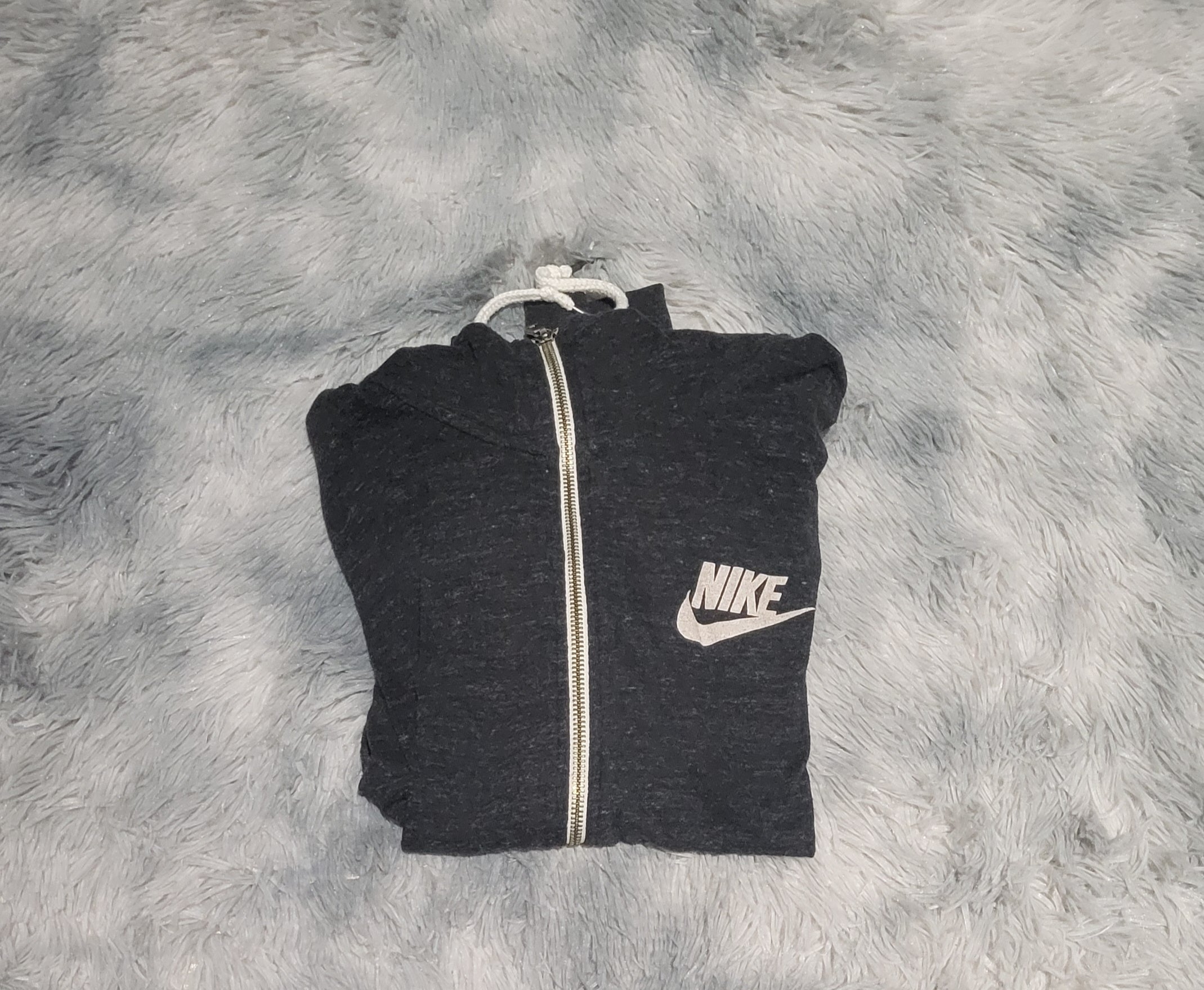 Sweat à capuche Nike Full-Zip Gris Anthracite Taille M