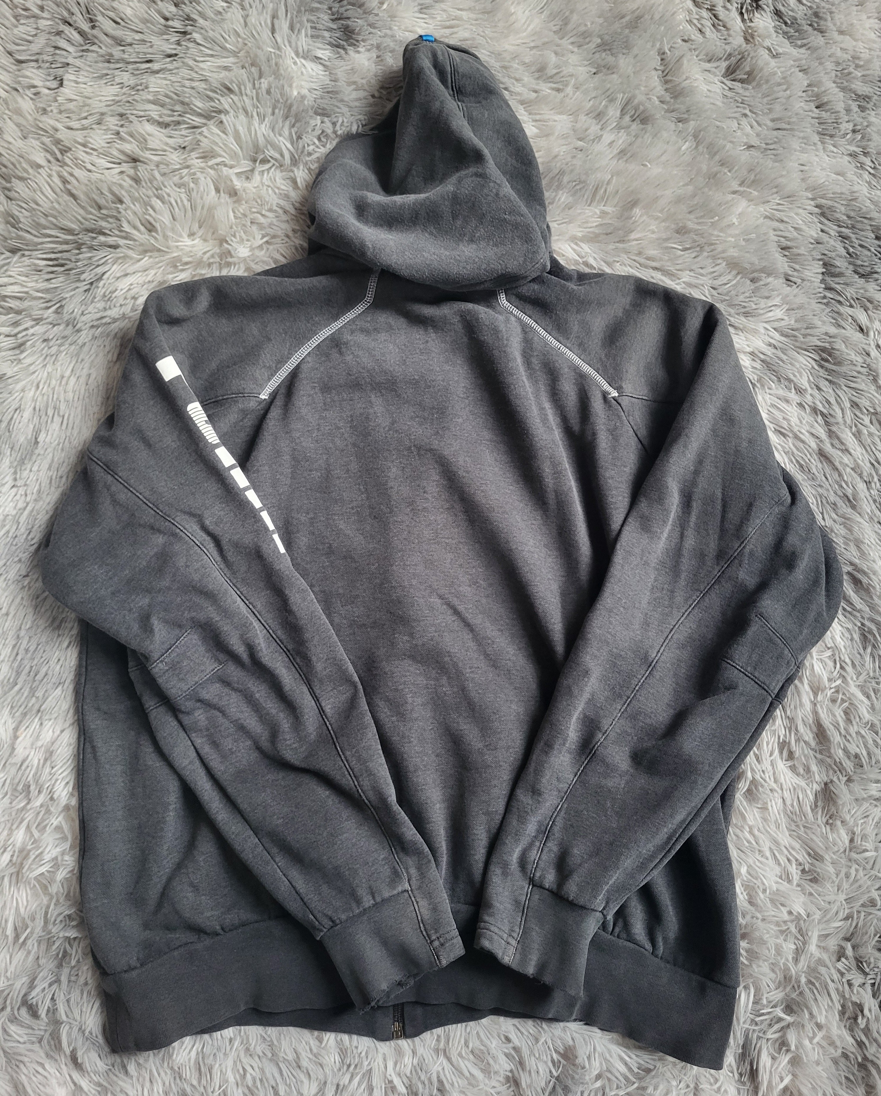 Sweat à capuche zippé Puma – Gris Anthracite – Taille XL