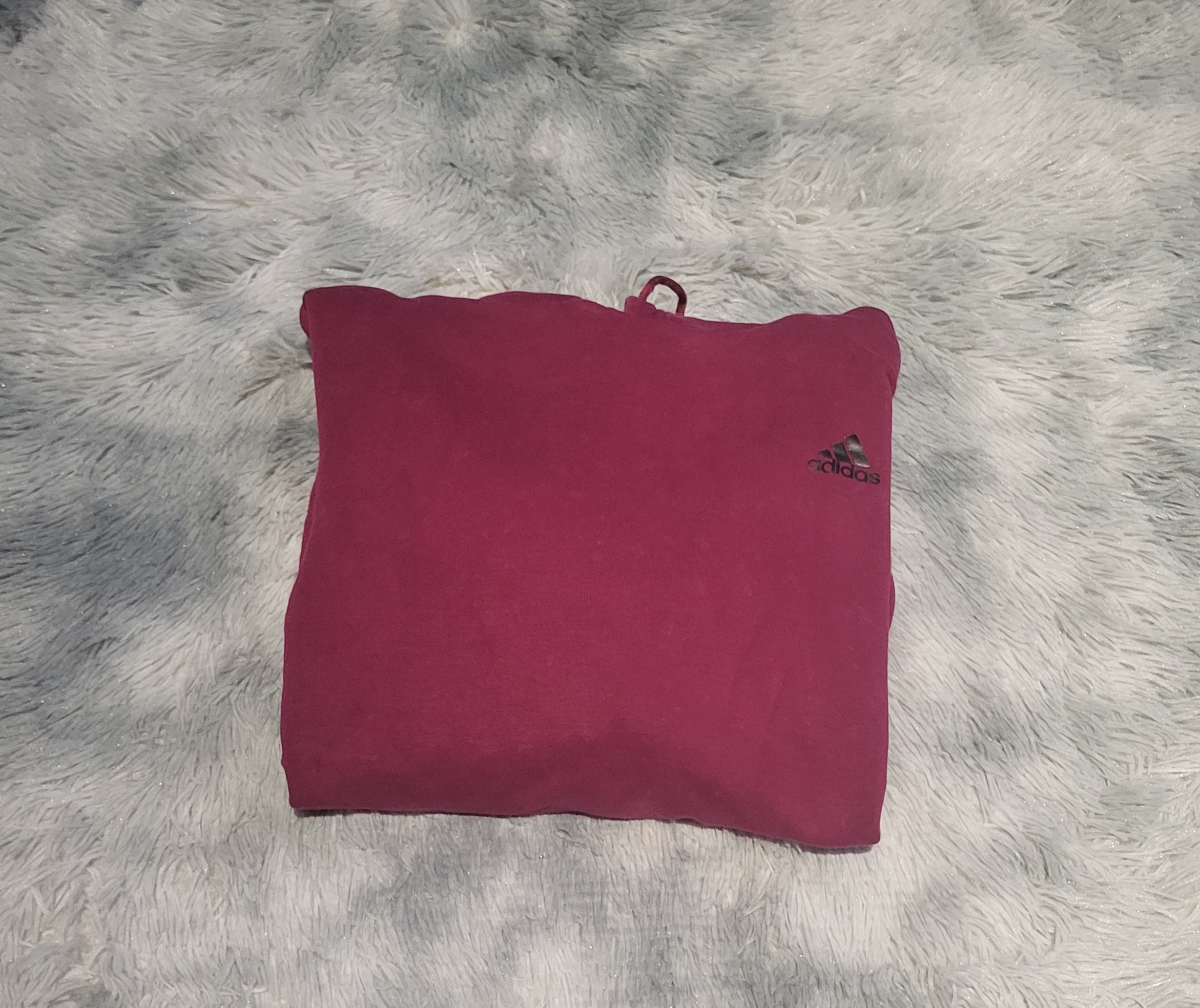 Hoodie Adidas Future Icons Bordeaux – Coupe Oversize – Taille S