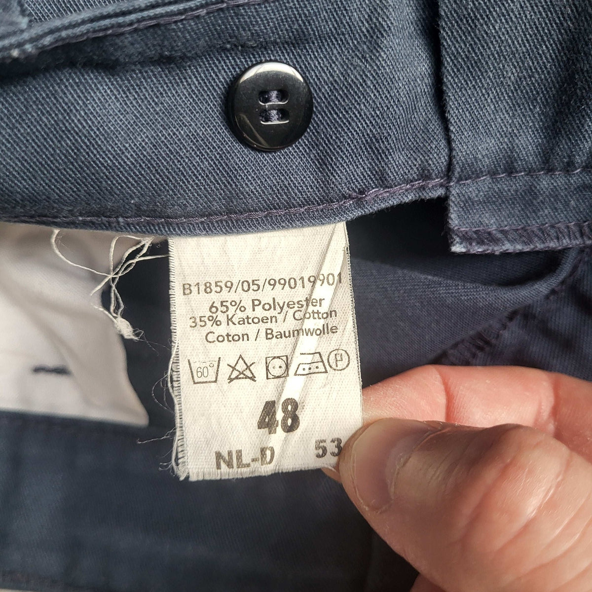 Pantalon Cargo de Travail Toledo – Bleu Marine – Taille L (42 FR) – Workwear Pro