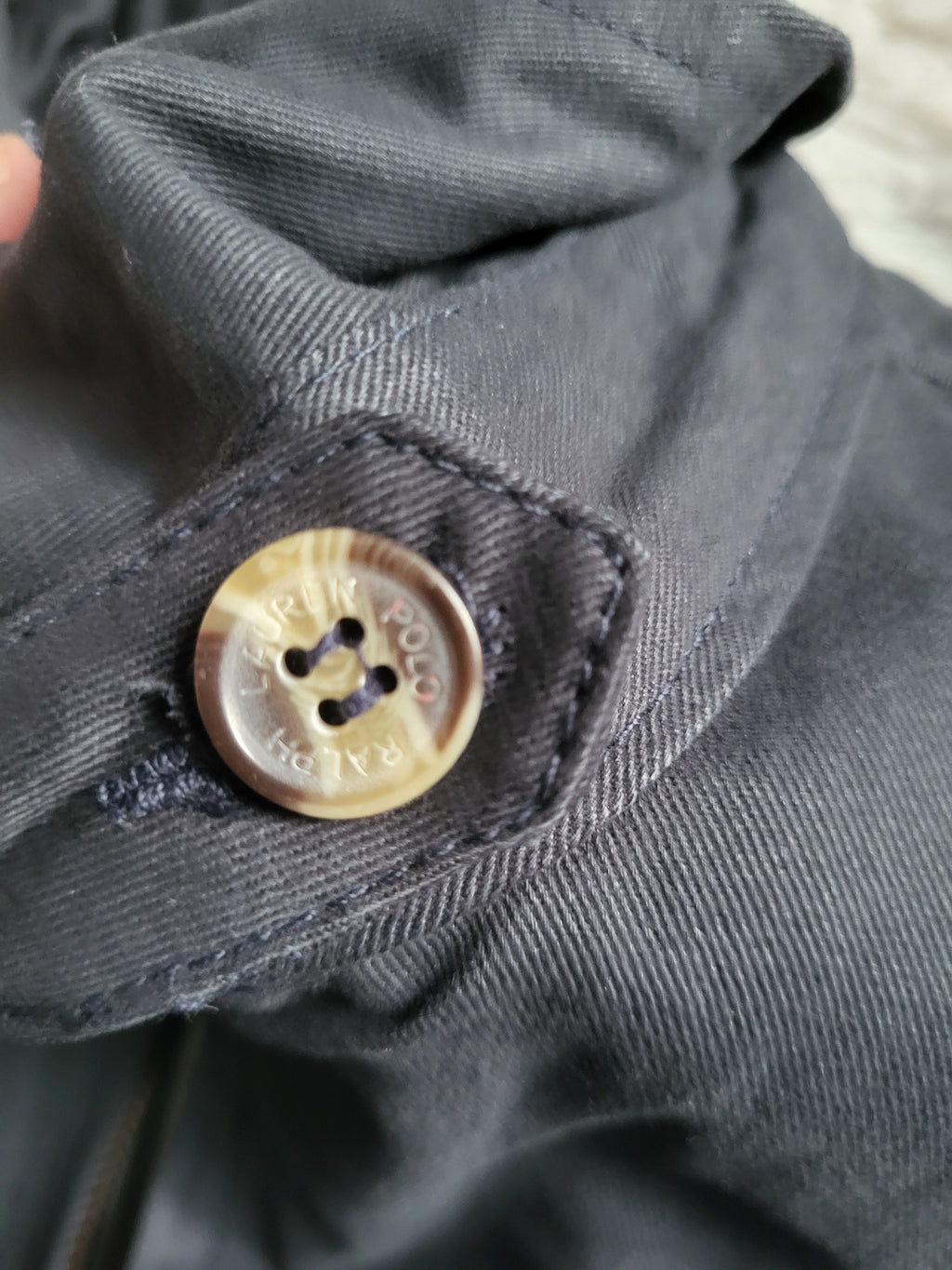 Veste Harrington Polo Ralph Lauren Homme - Bleu - Coton Premium - Taille M - Neuf