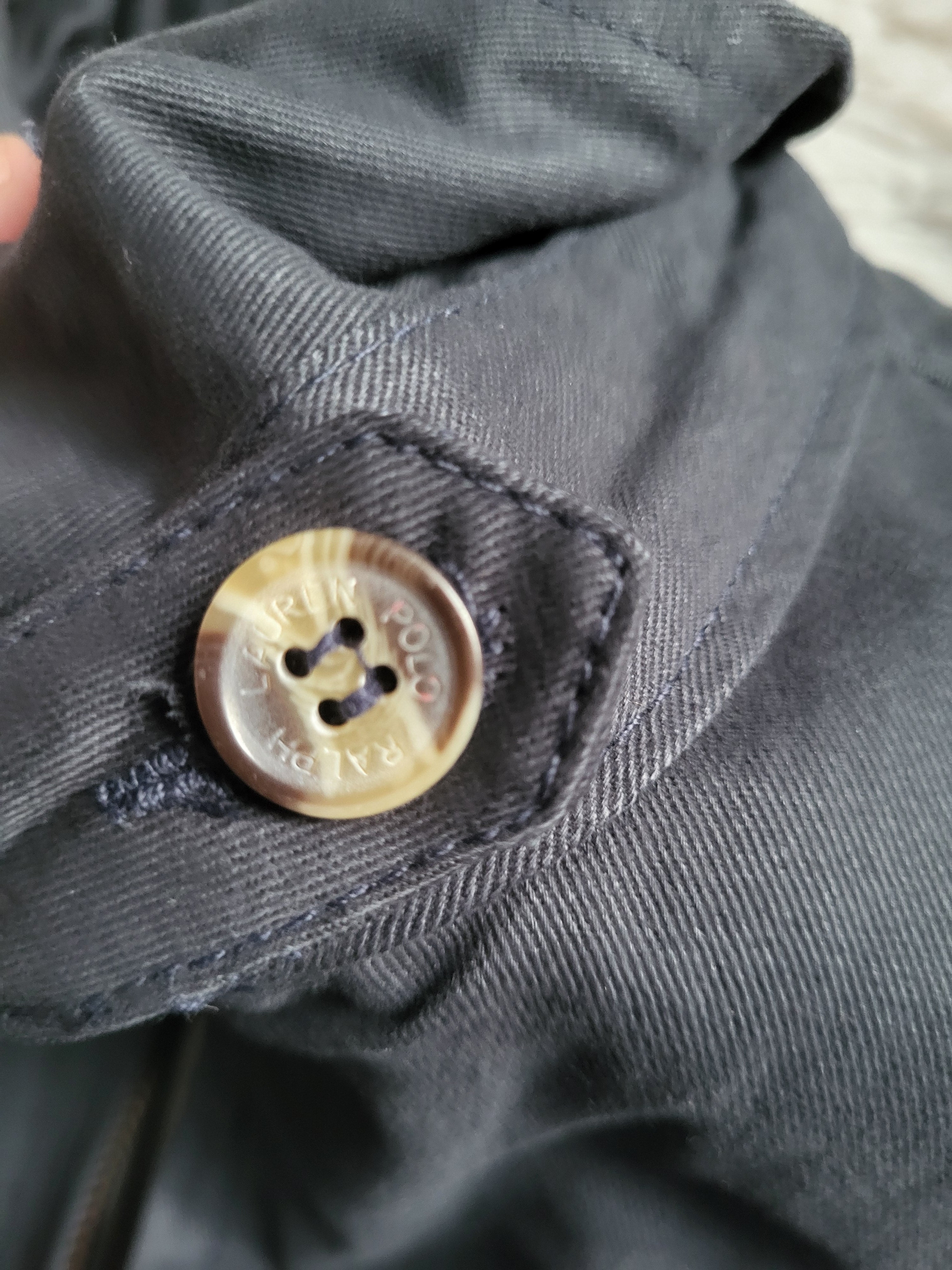 Veste Harrington Polo Ralph Lauren Homme - Bleu - Coton Premium - Taille M - Neuf