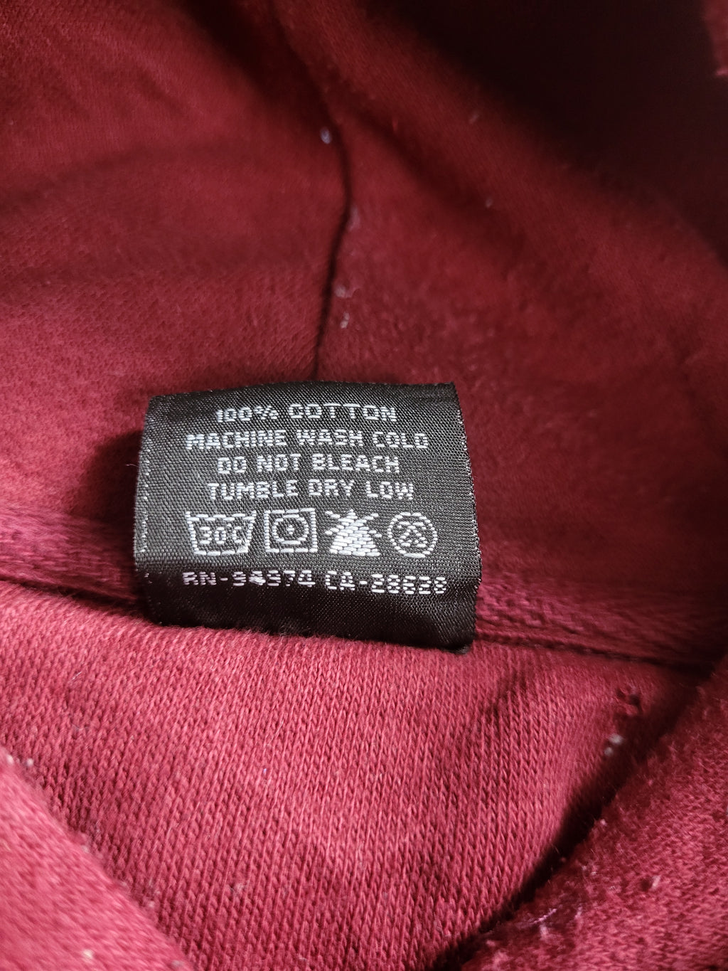 Sweat à capuche Stüssy Reworked Patchwork – Pièce Unique 1/1 – Bordeaux, Gris & Bleu – Taille XL (Ultra-Boxy Fit)