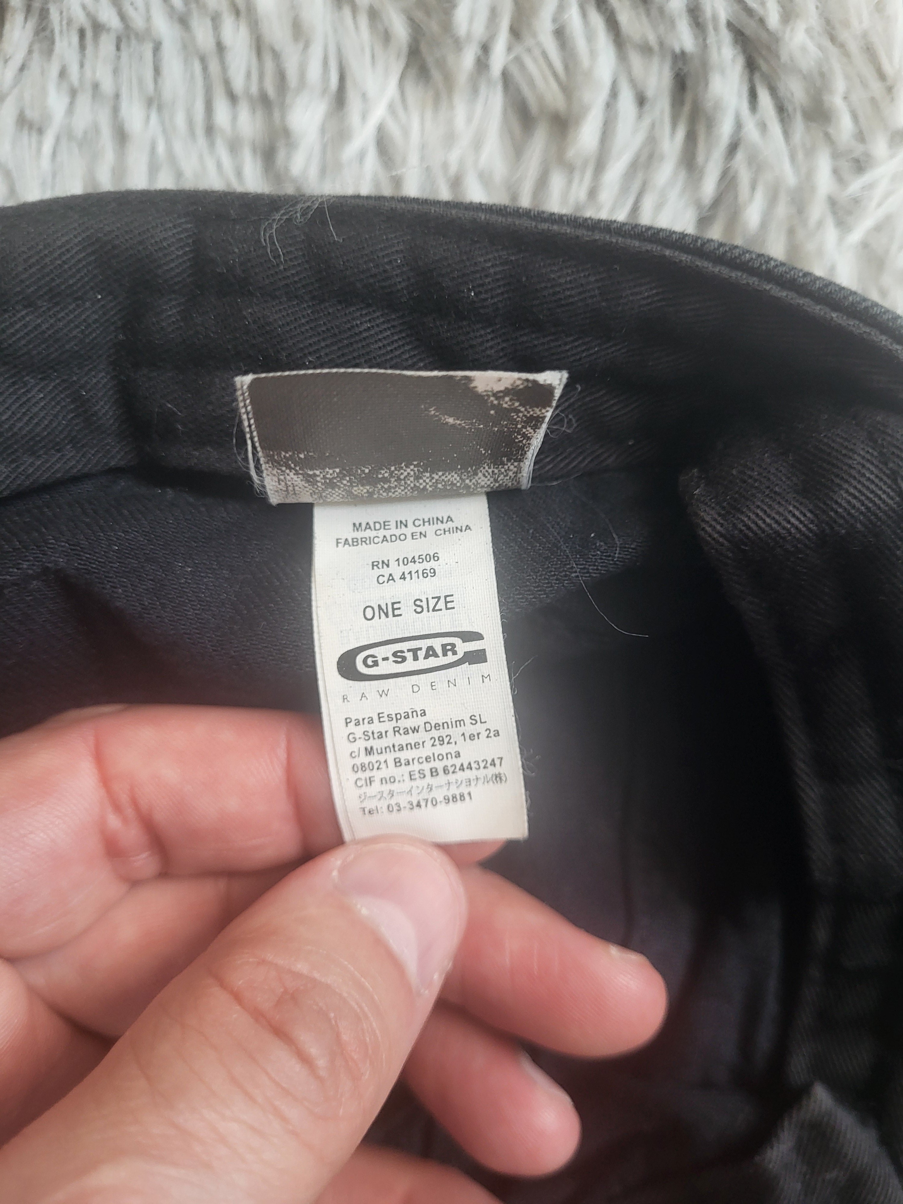 Casquette Militaire G-Star RAW GS 3301 Noir Army Cap Coton