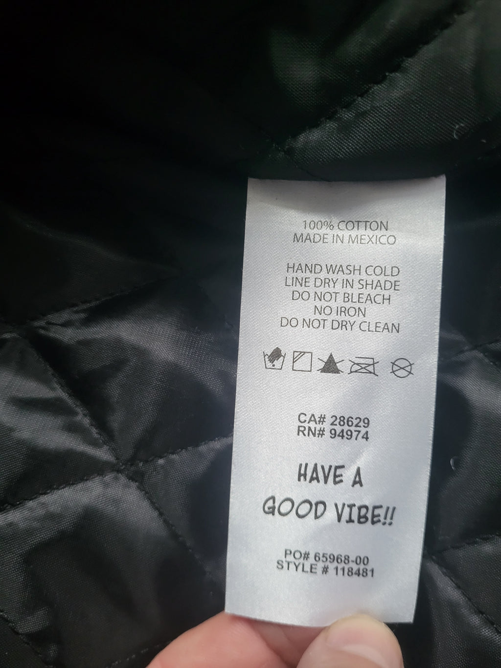 Veste Stüssy Canvas Noire - Double Logo Brodé - Taille M - Neuf