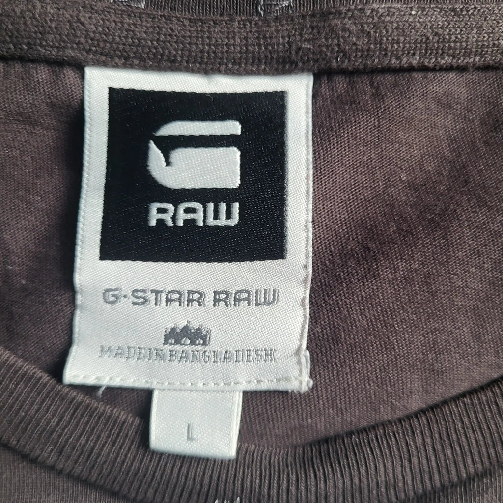 T-shirt G-Star RAW Denim 3301 Anthracite – Graphic Series – Taille L