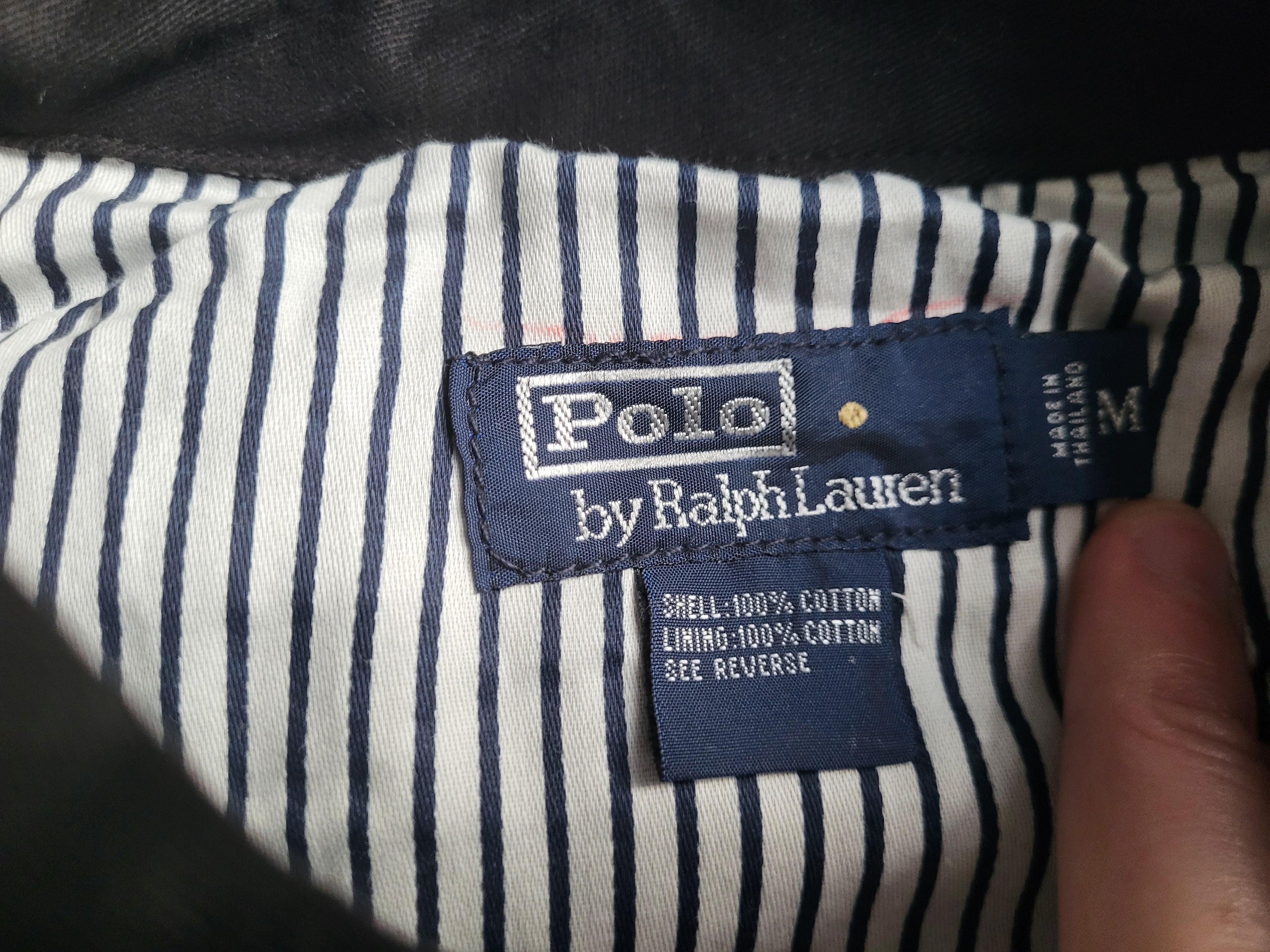 Veste Harrington Polo Ralph Lauren Homme - Noir - Coton Premium - Taille M - Neuf