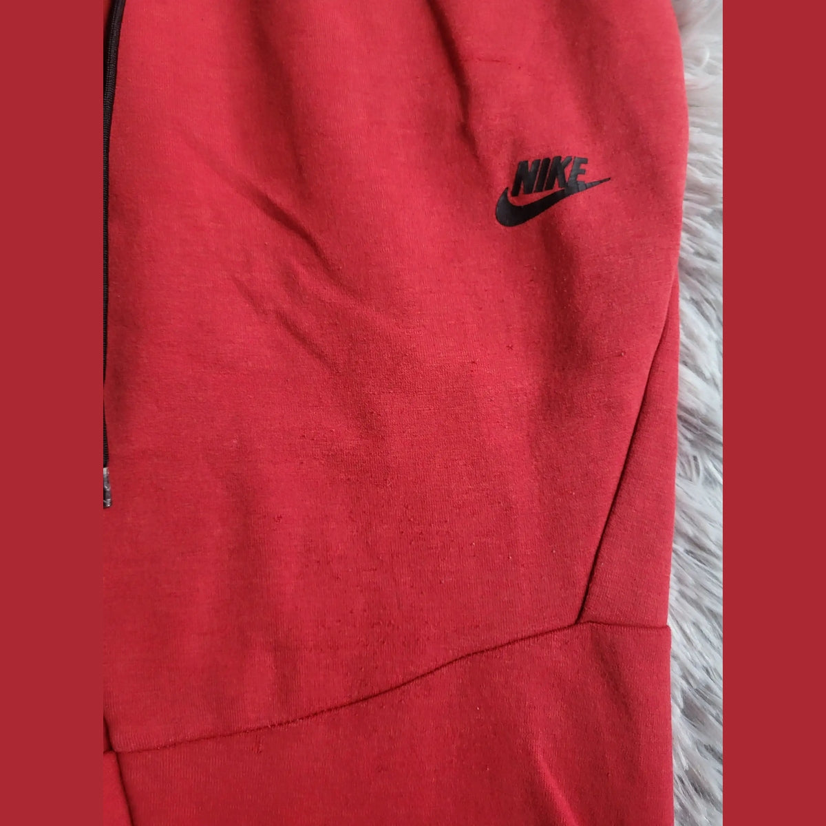 Nike Tech Fleece "Old Season" 2016 Rouge - Coupe Fuselée - Taille L
