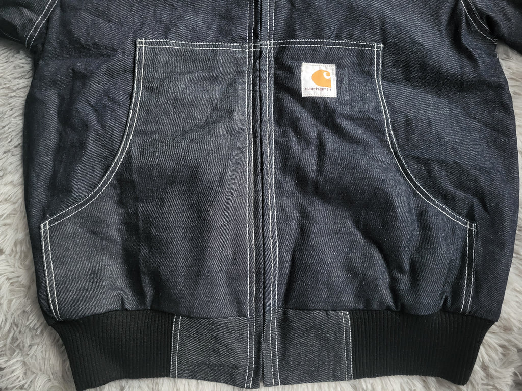 Veste Carhartt Active Denim Bleu Foncé - Made in USA - Vintage - Taille M