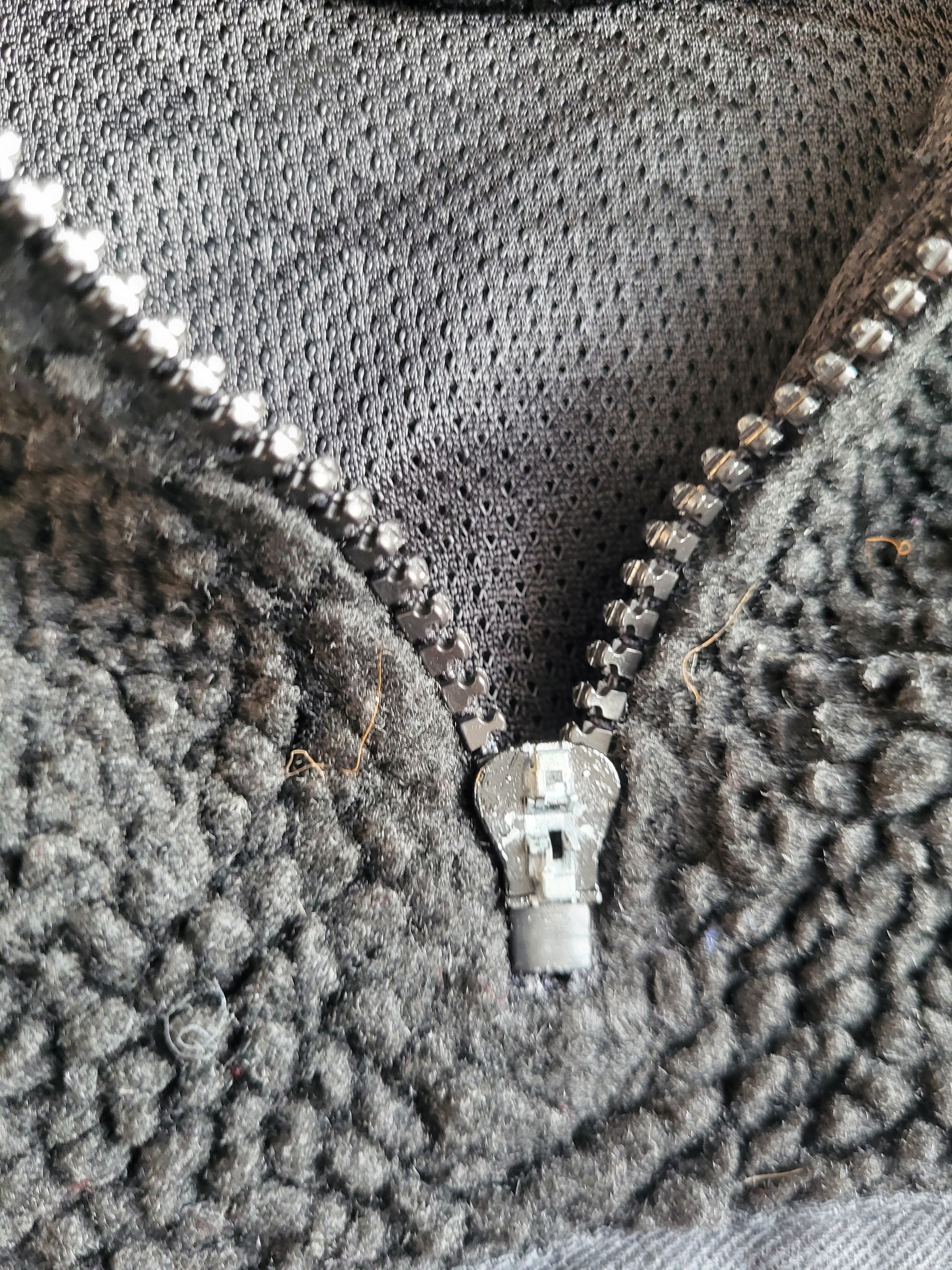 POLAIRE KANGOL SHERPA VINTAGE XL - ANORAK NOIR - STYLE STREETWEAR