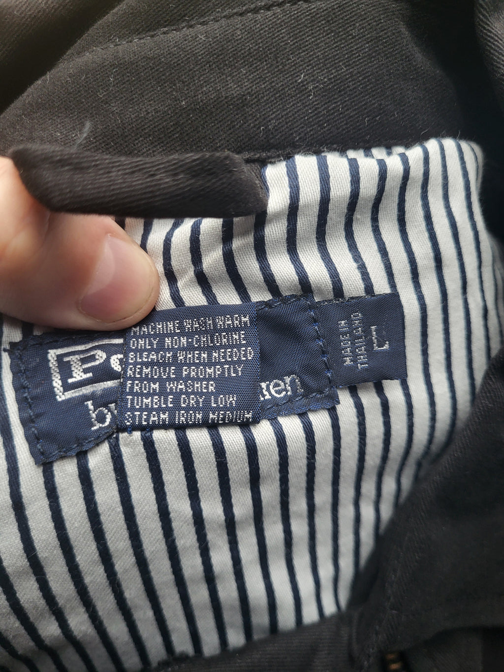 Veste Harrington Polo Ralph Lauren Homme - Noir - Coton Premium - Taille L - Neuf