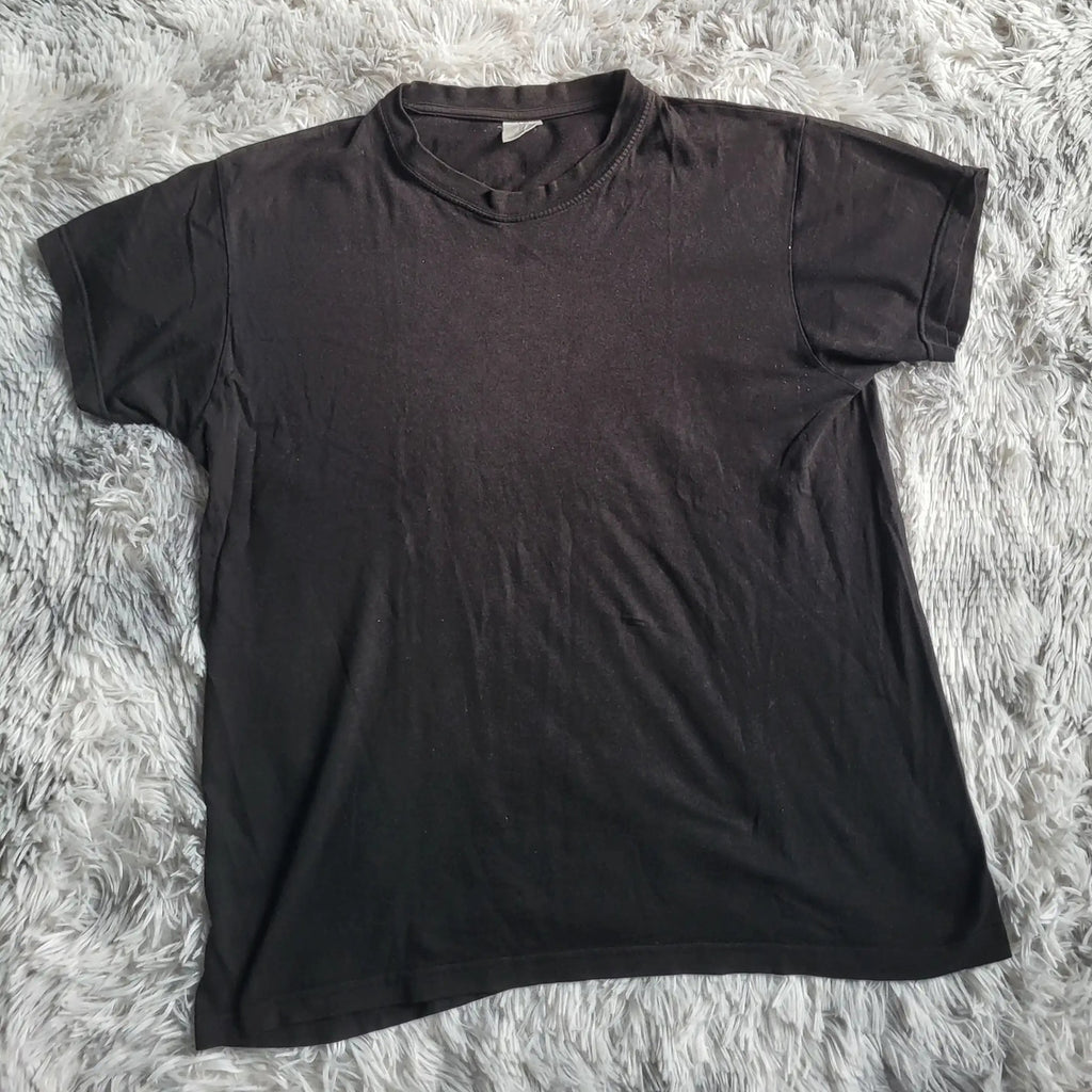 T-shirt Noir Zeeman 100% Coton – Taille M – Petit Prix / Idéal Complément de Lot