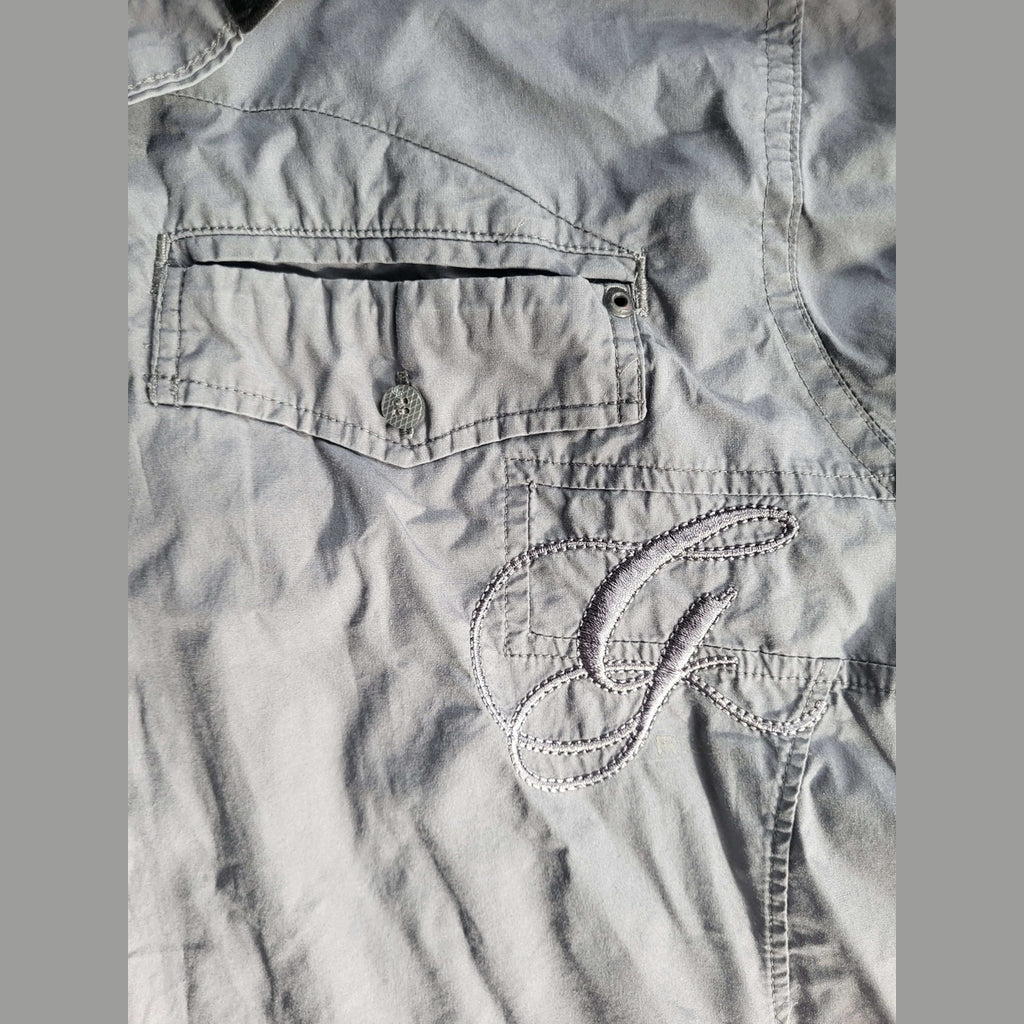 Chemise G-Star RAW 3301 Denim Gris Délavé - Taille XL - Style Workwear Workwear - À RÉPARER