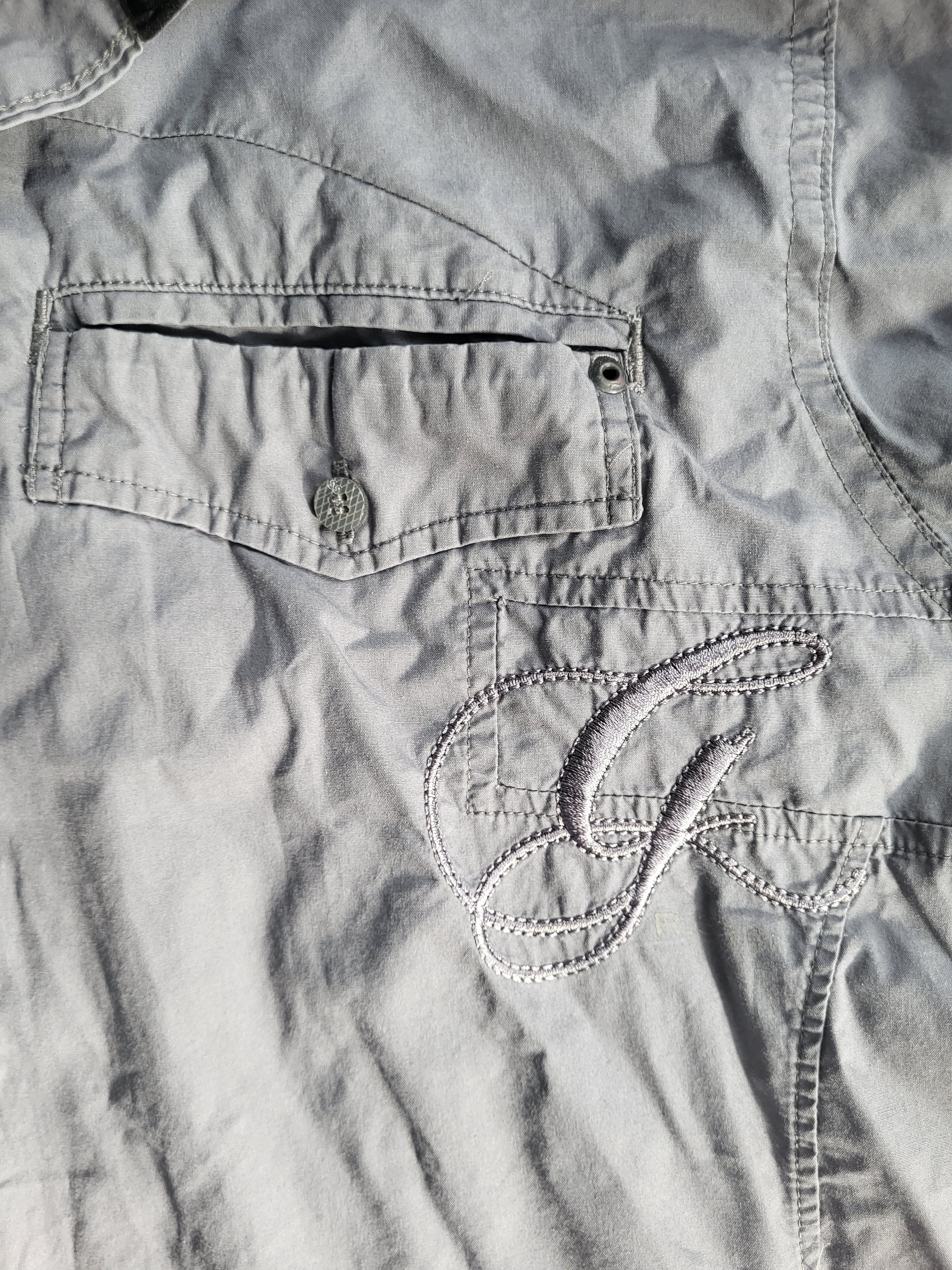 Chemise G-Star RAW 3301 Denim Gris Délavé - Taille XL - Style Workwear Workwear - À RÉPARER