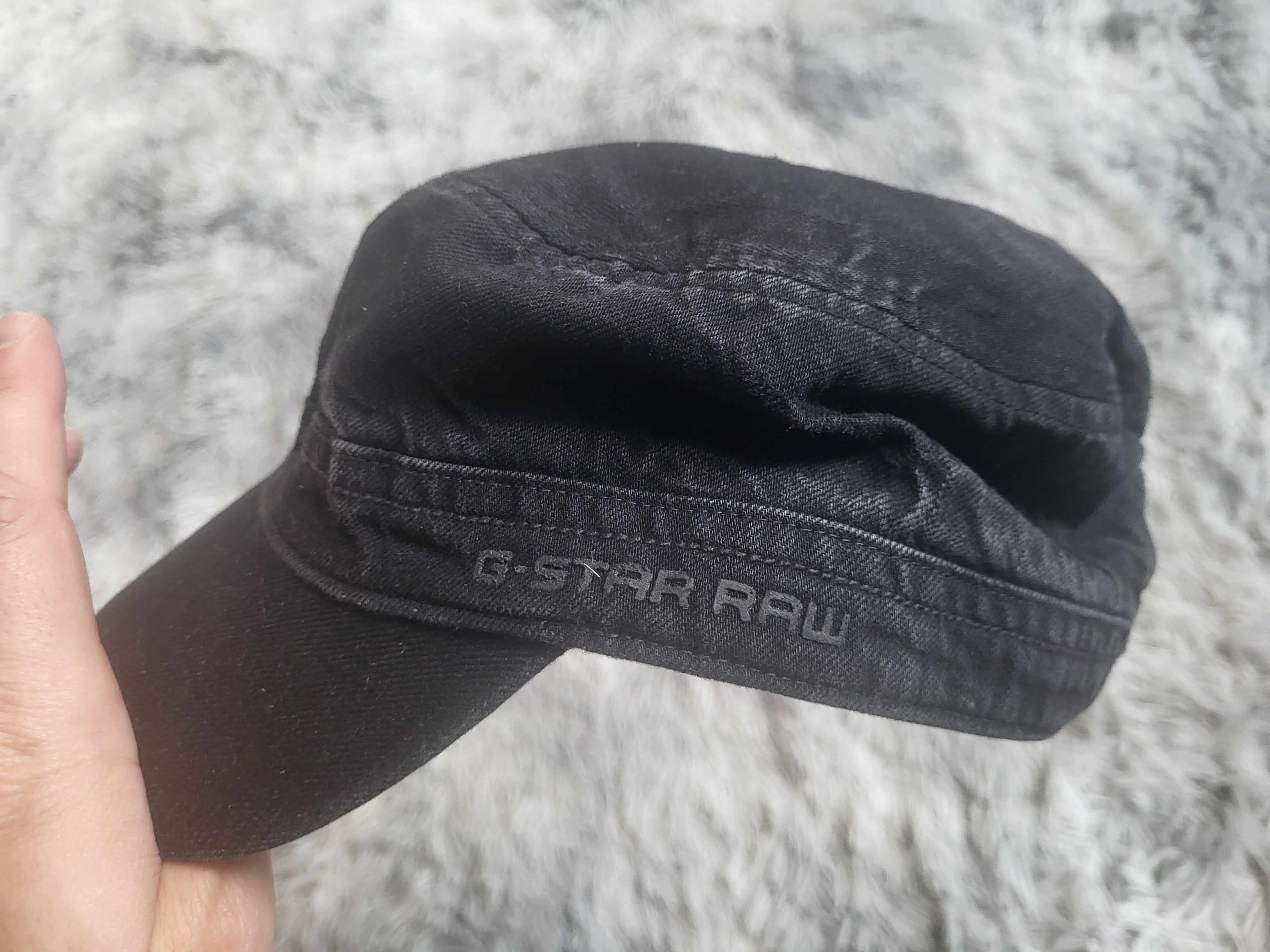 Casquette Militaire G-Star RAW GS 3301 Noir Army Cap Coton