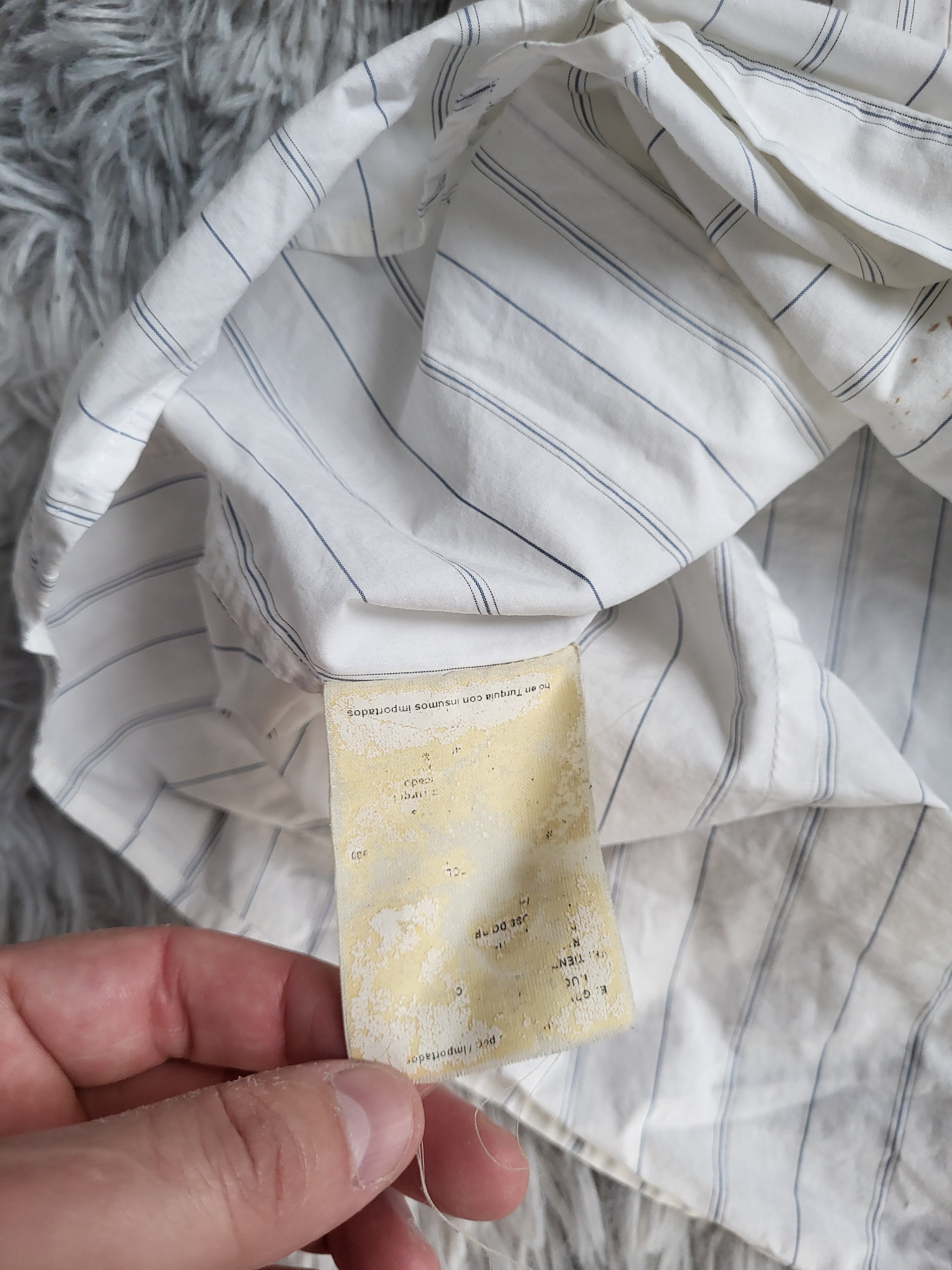 Chemise HUGO Hugo Boss Slim Fit - Rayures Bâtons Bleu/Gris - Taille XL