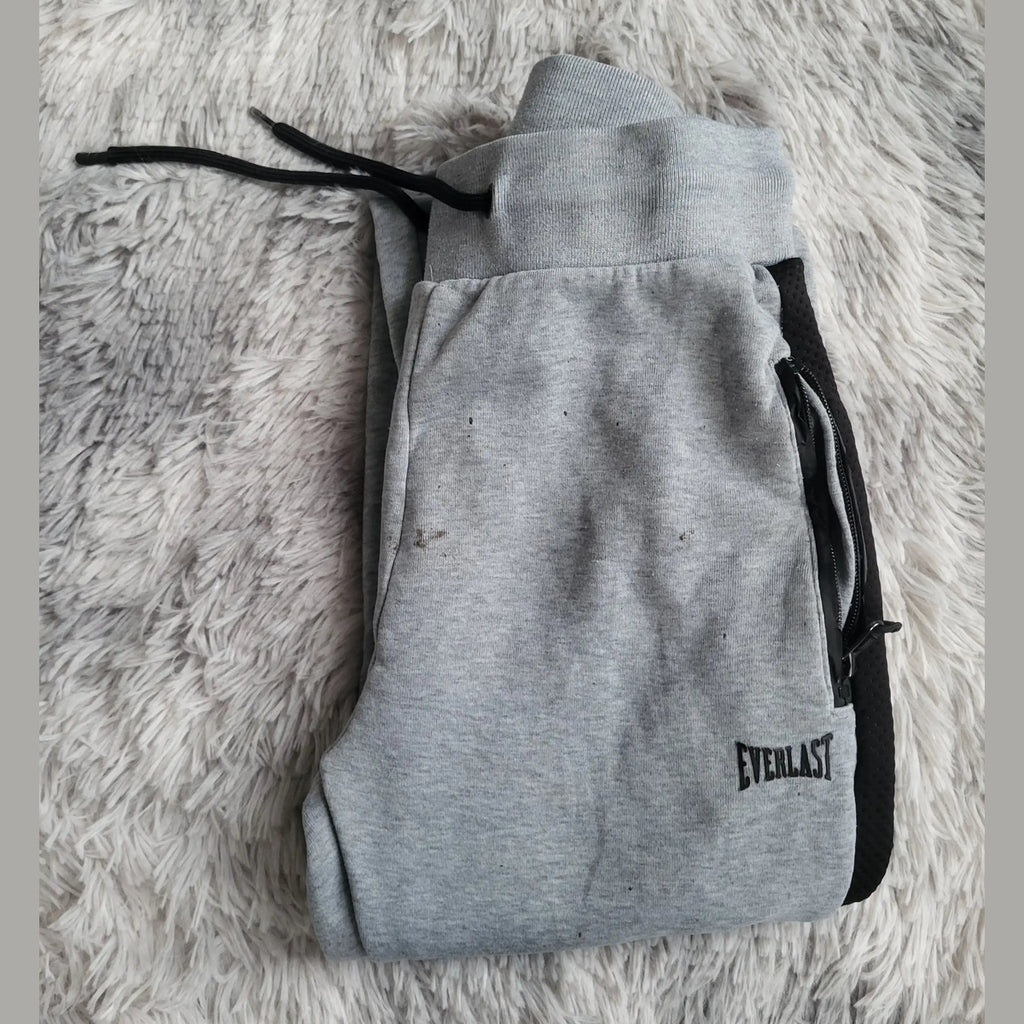 Jogging Everlast Premium Gris Chiné – Taille XS – Bandes Latérales – Unisexe Sport