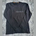 T-shirt Manches Longues – Modèle Wes Cal-West – Noir Stretch – Taille M