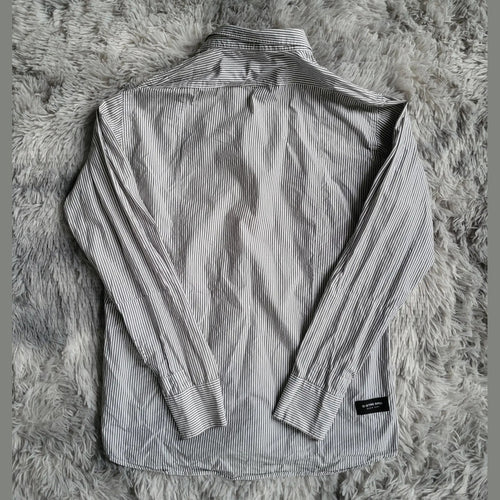 Chemise G-Star RAW 3301 Correct Line - Rayures Hickory - Taille XL - Coupe Regular Confort