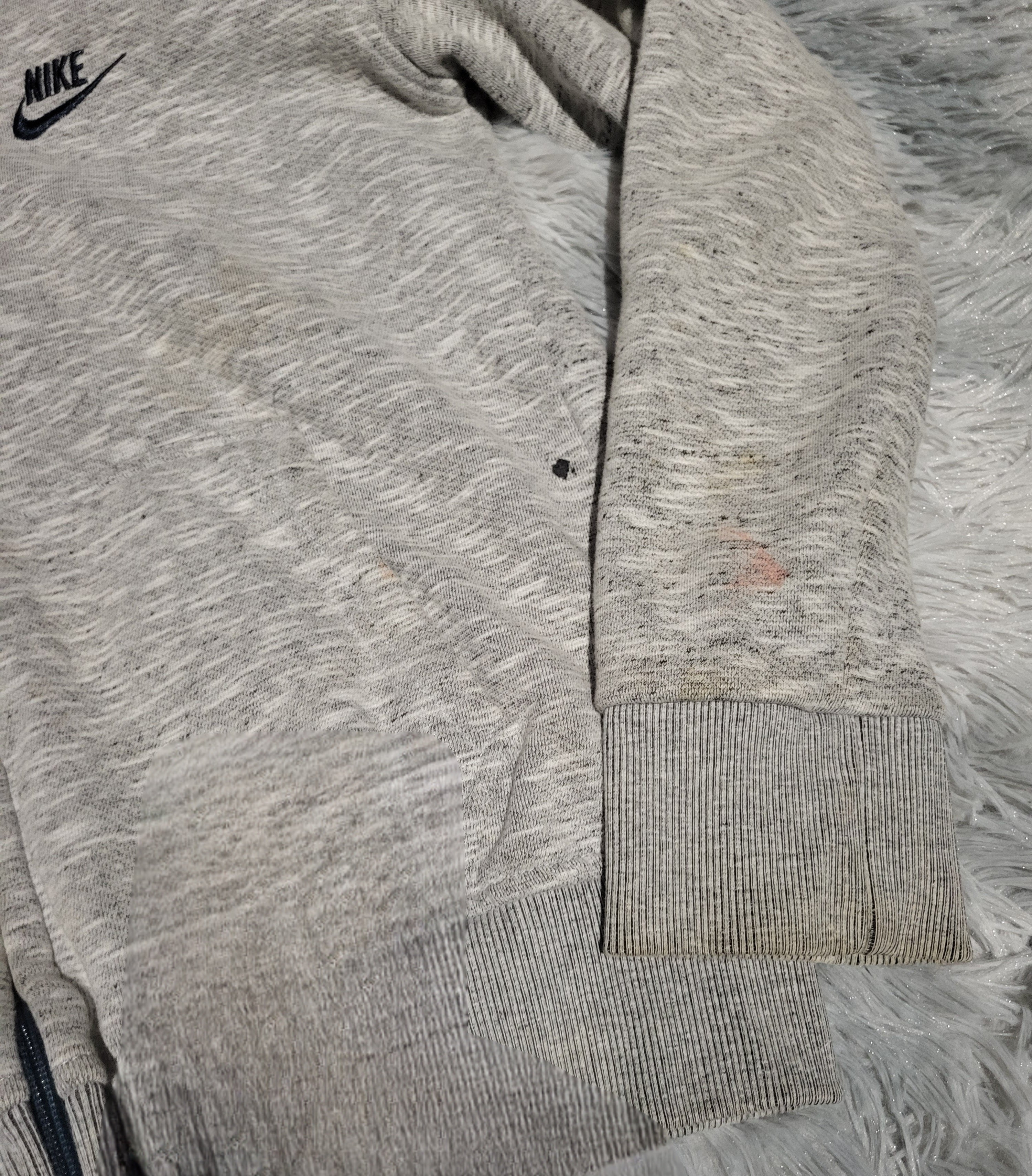 Sweat à capuche Nike Full-Zip - Gris Chiné & Noir - Taille L