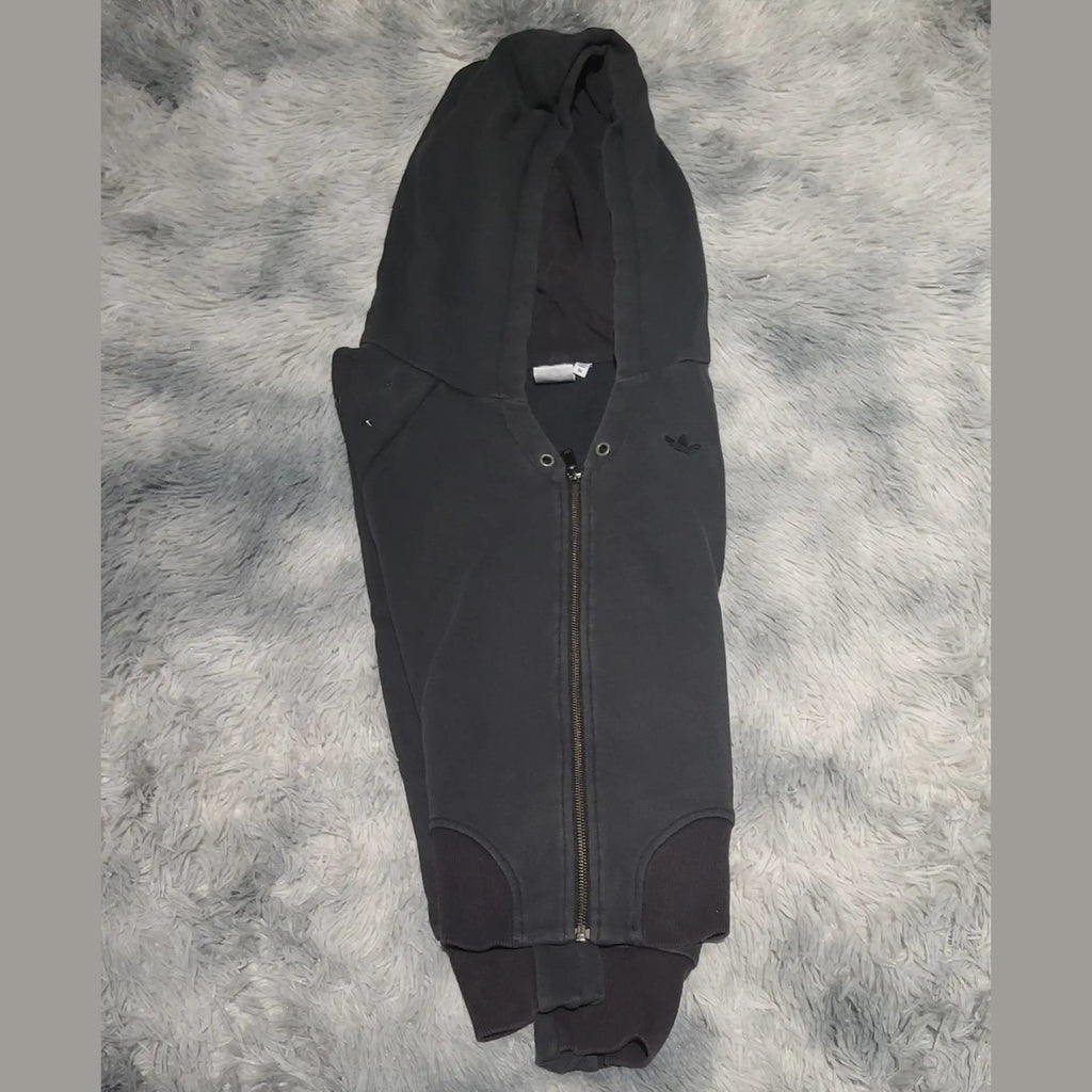 Veste à capuche Adidas, noire, taille M. Fripes Sélect