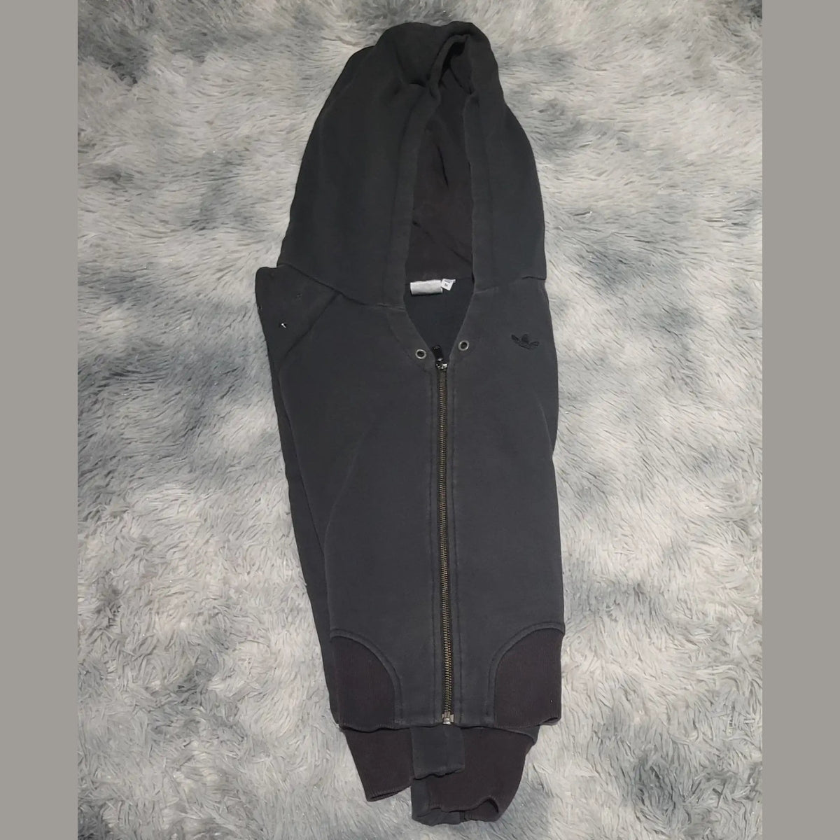Veste à capuche Adidas, noire, taille M. Fripes Sélect