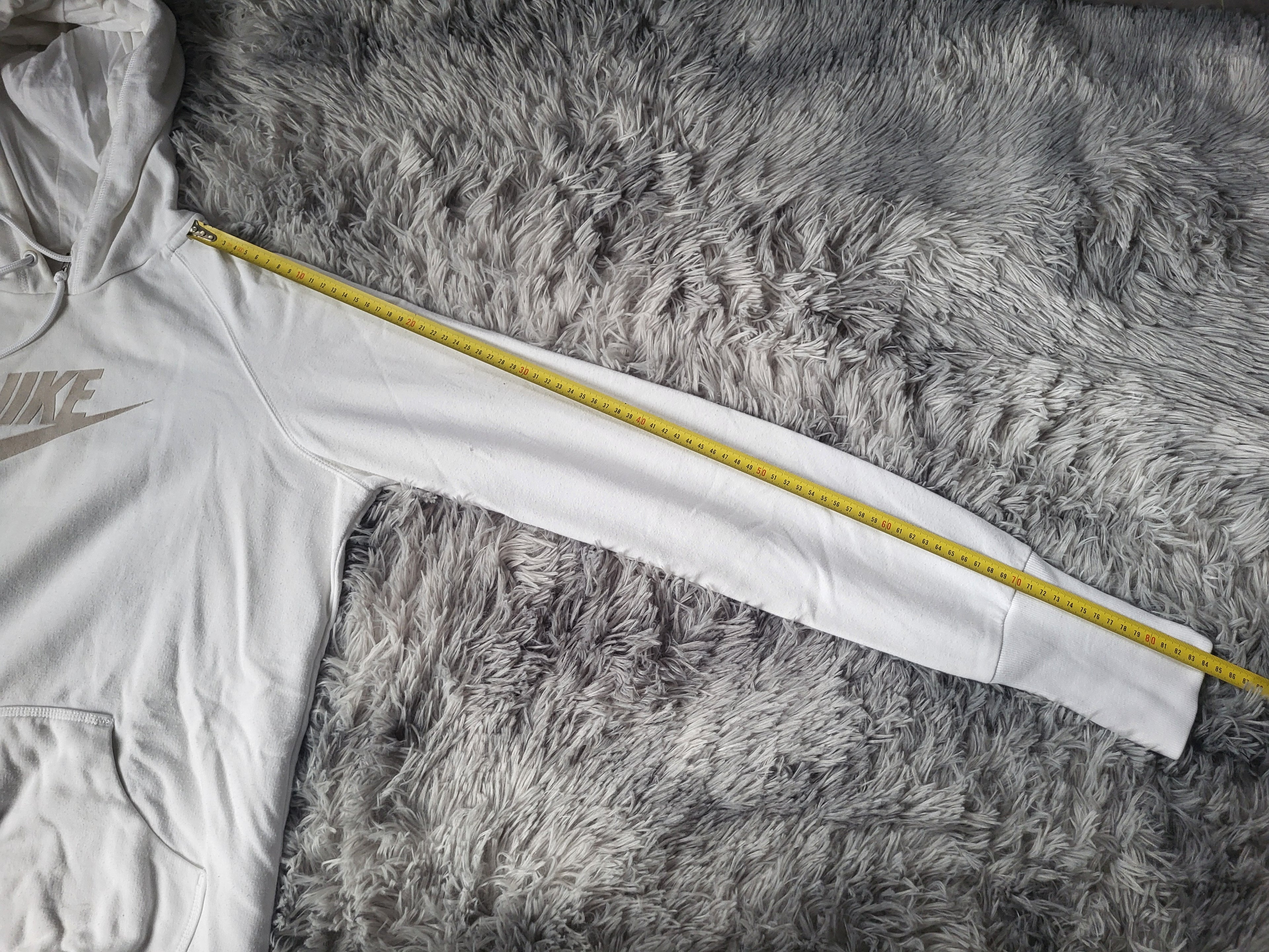 NIKE SPORTSWEAR RALLY - Col Funnel - Blanc Crème - Logo Velours Relief - Taille L