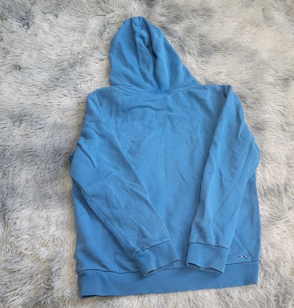 Sweat à capuche Napapijri Burgee – Bleu Dazzling – Taille 12 ans (152 cm)