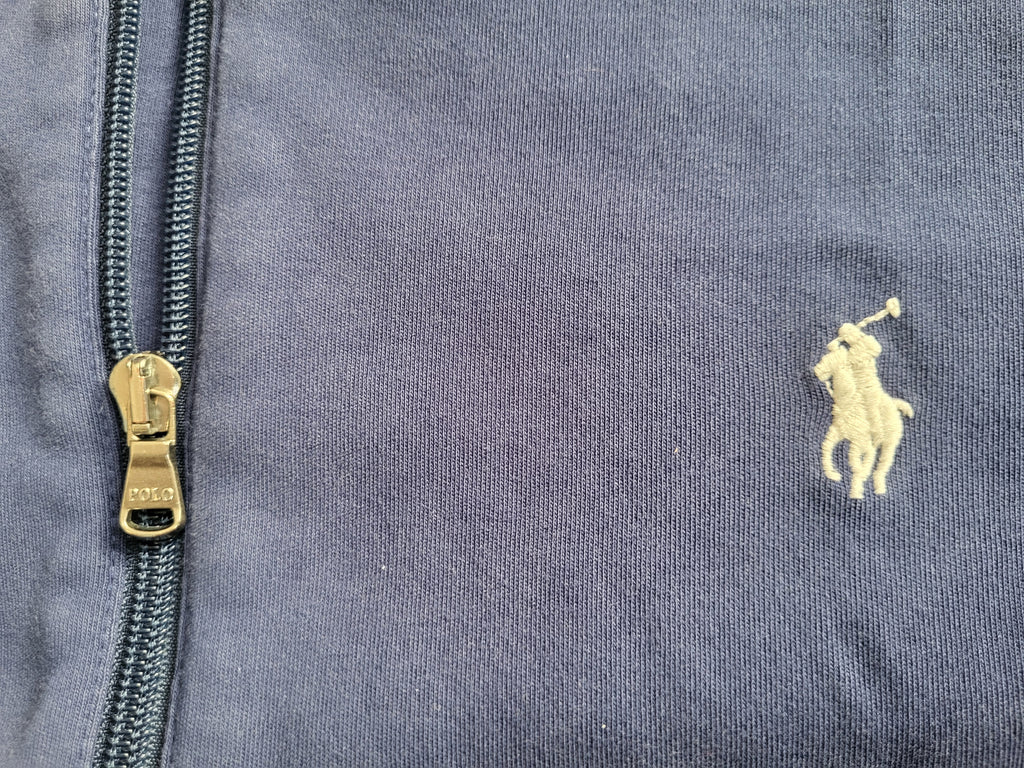 Veste Zippée POLO RALPH LAUREN Vintage - Bomber Bleu Marine XL