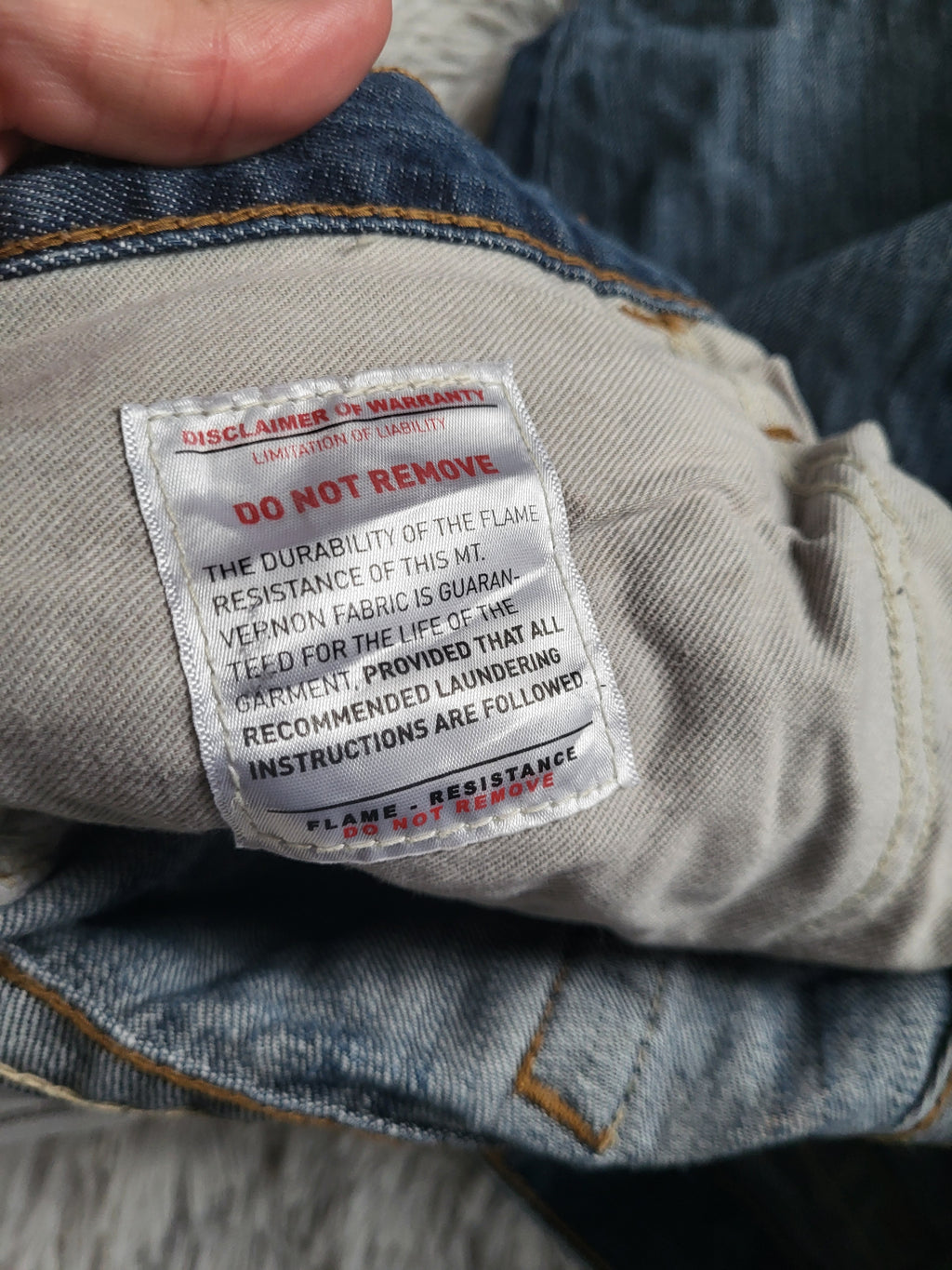 Short en jean Ariat Work FR M3 Loose – Résistant aux flammes – Taille 32 (M)