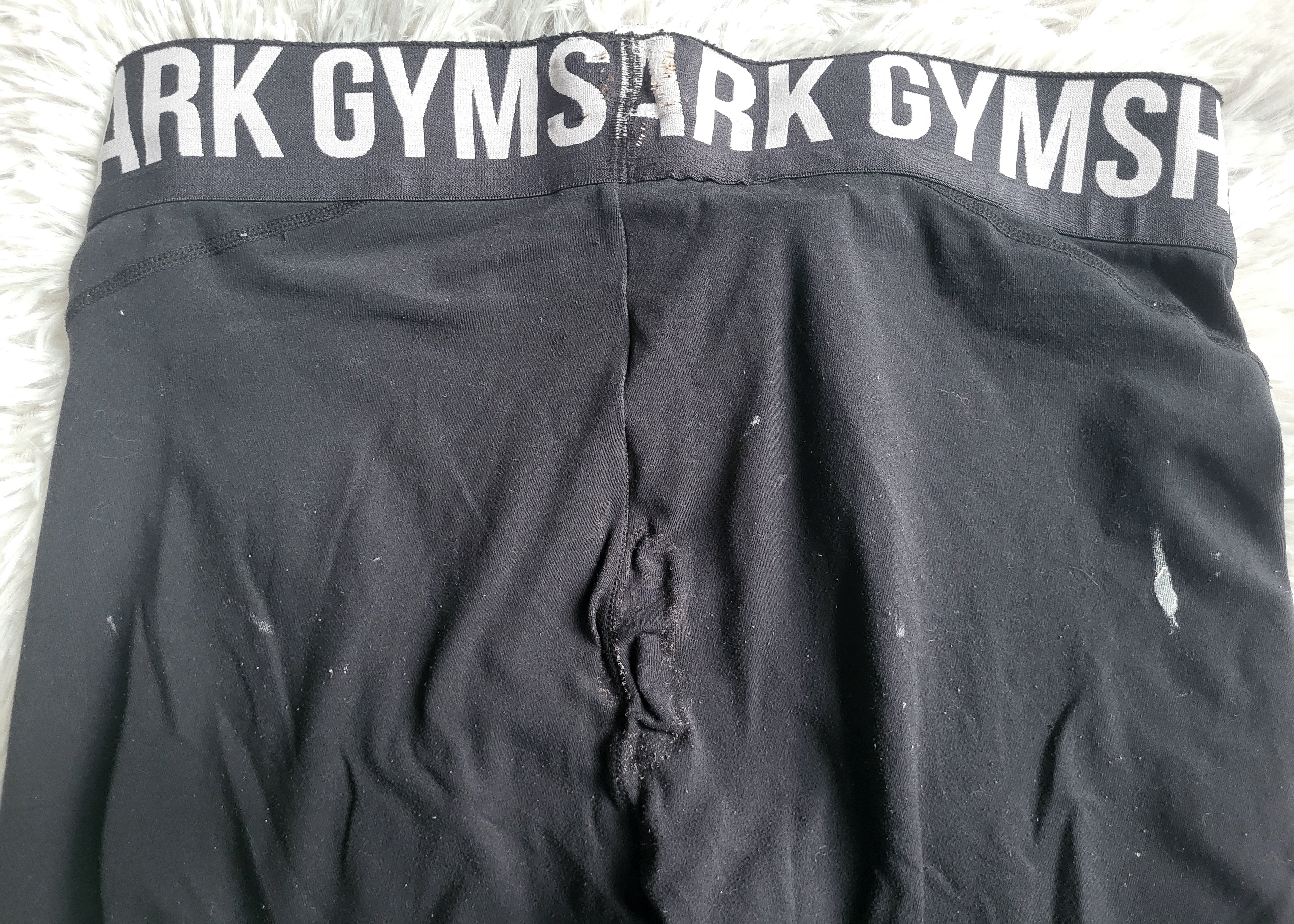 Legging de Sport Gymshark – Logo Waistband – Noir – Taille XL – Fitness & Training