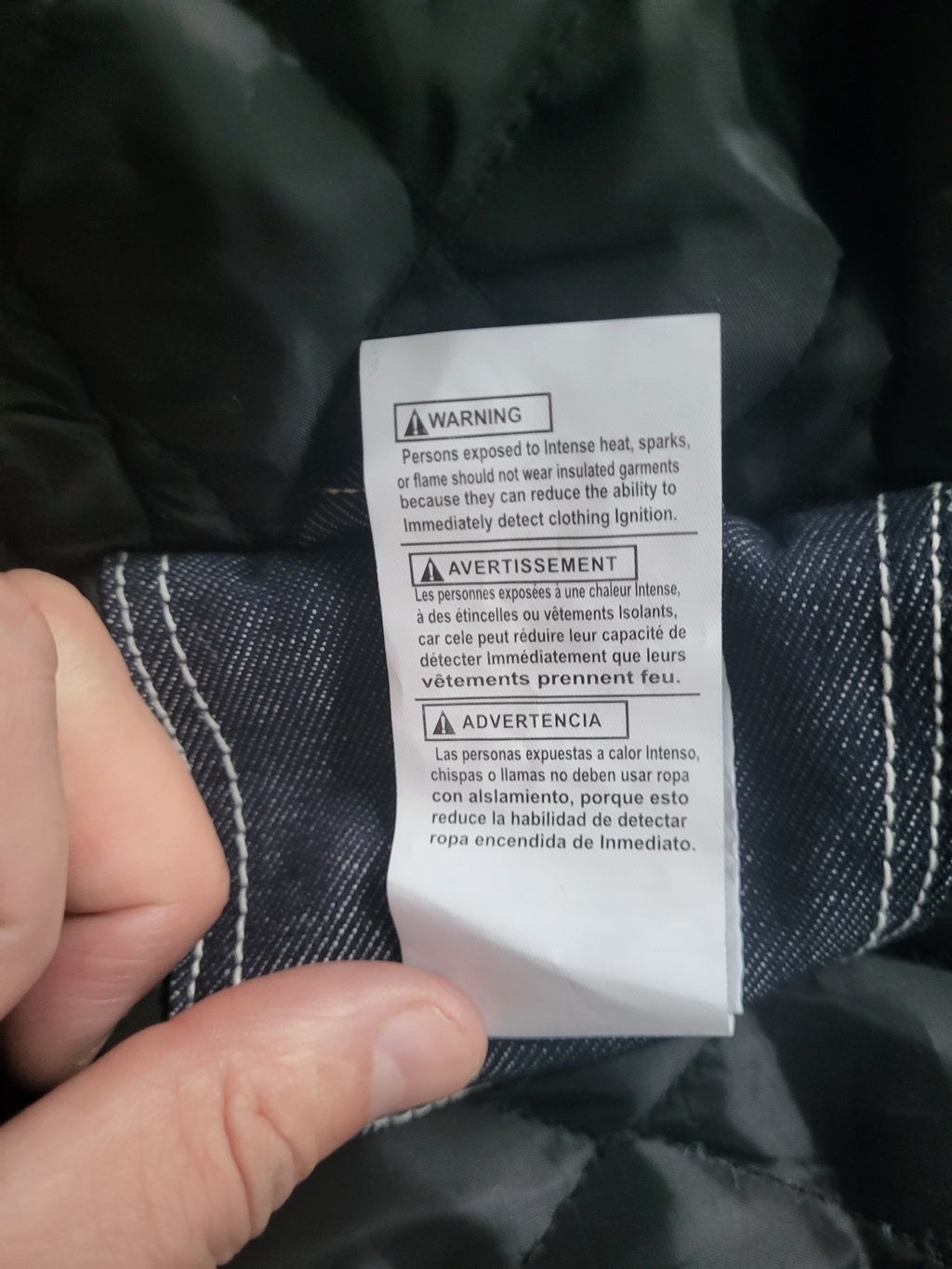 Veste Carhartt Active Denim Bleu Foncé - Made in USA - Vintage - Taille M -  État impéccable !