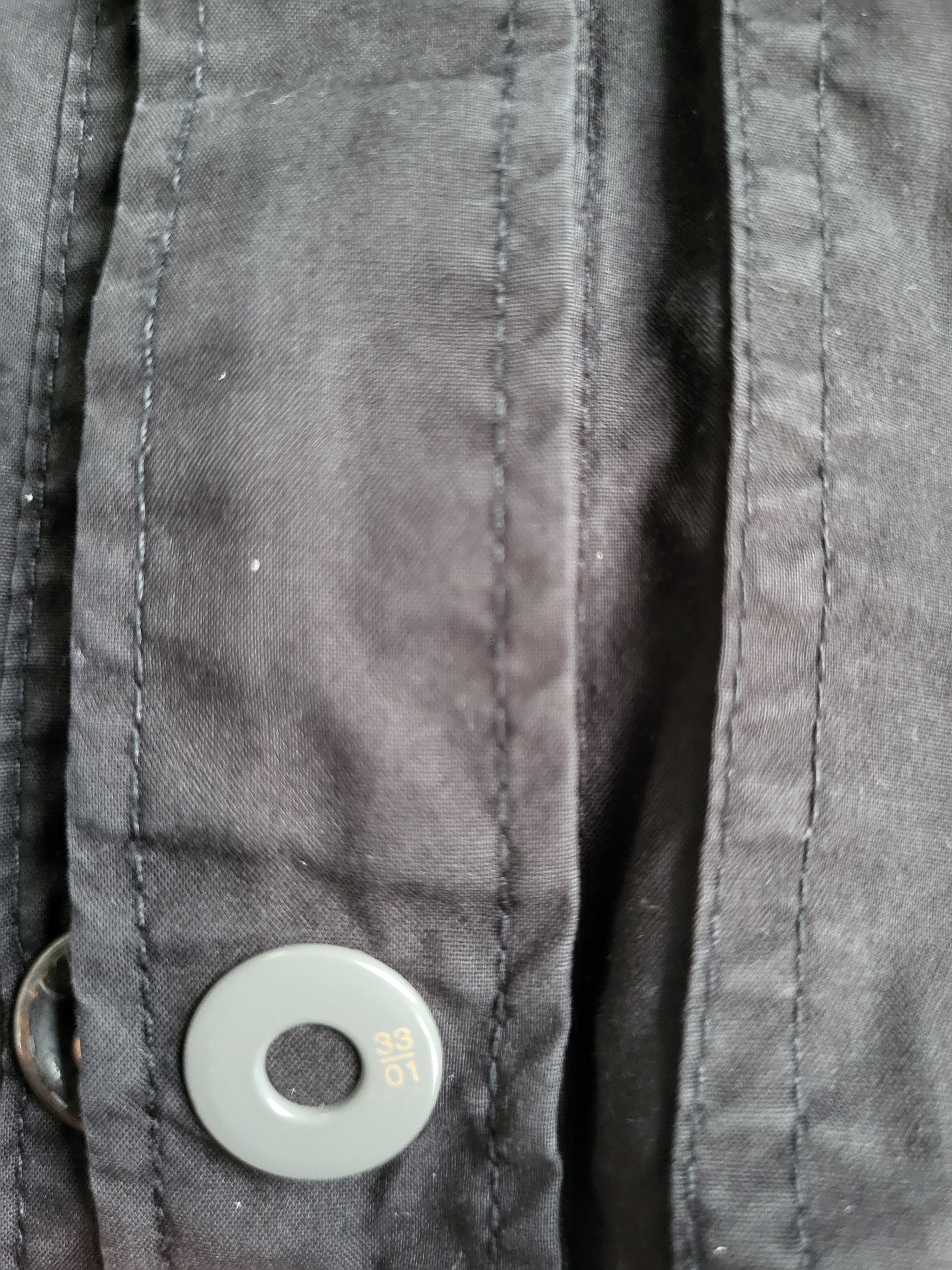 Chemise G-Star RAW 3301 Zippée - Utility Denim Noir - Taille L - Overshirt Veste Technique