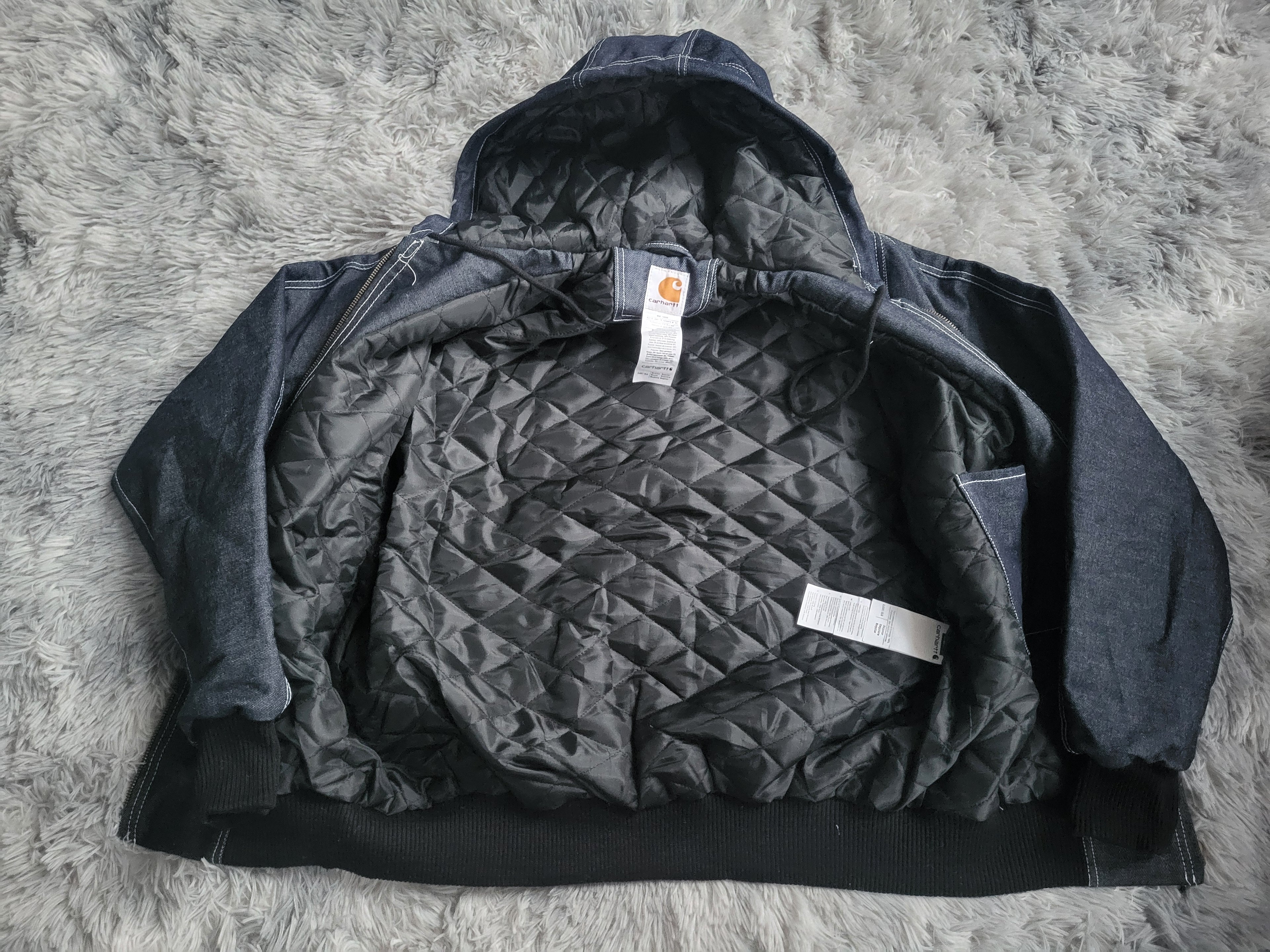 Veste Carhartt Active Denim Bleu Foncé - Made in USA - Vintage - Taille M -  État impéccable !