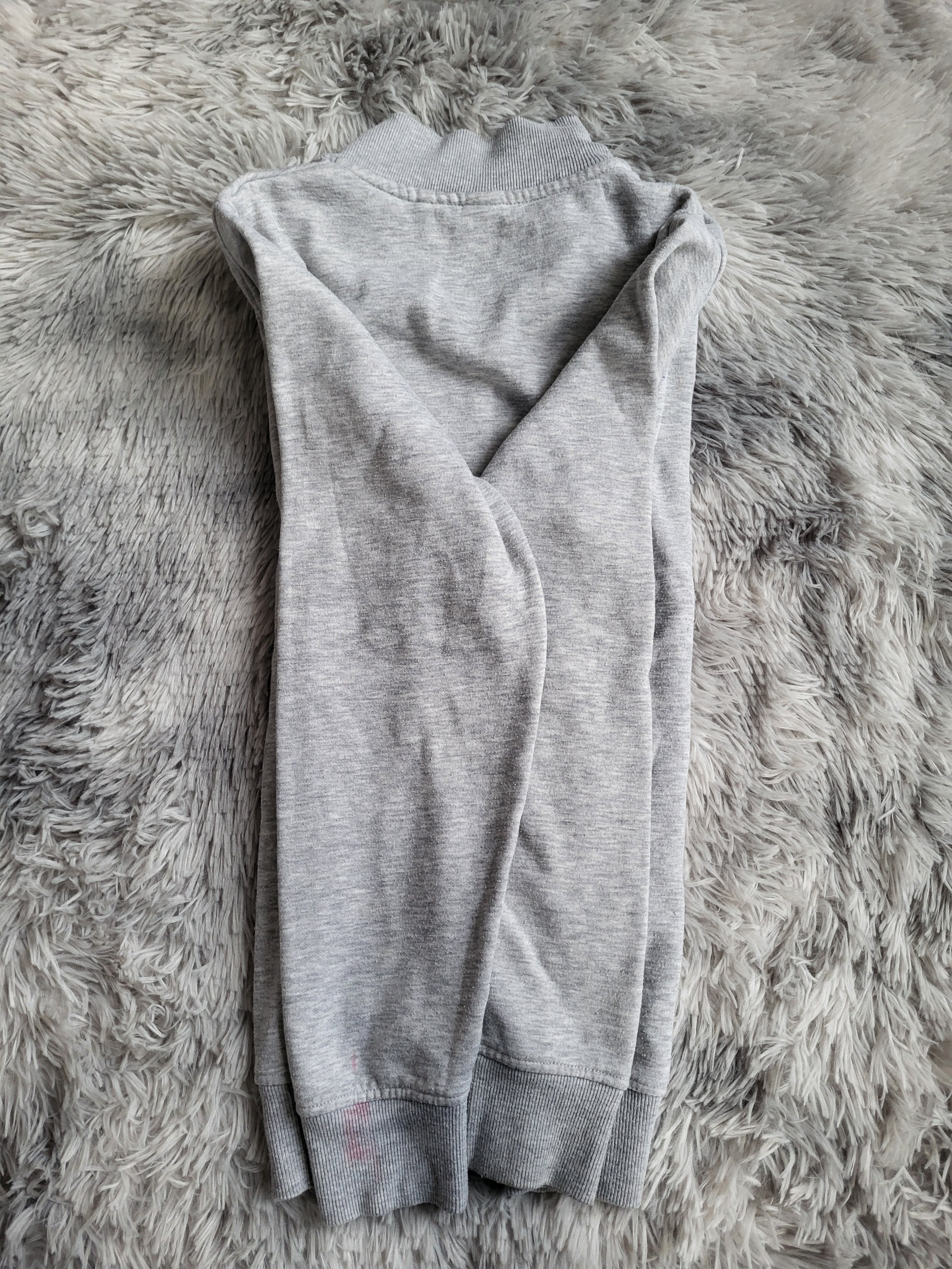 Sweat col zippé Lee Cooper Originals – Gris chiné – Taille M