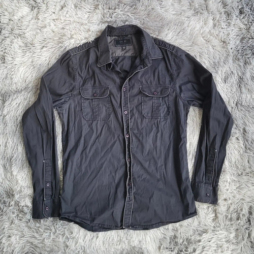 Chemise à manches longues Guess, noire, taille S. Fripes Sélect