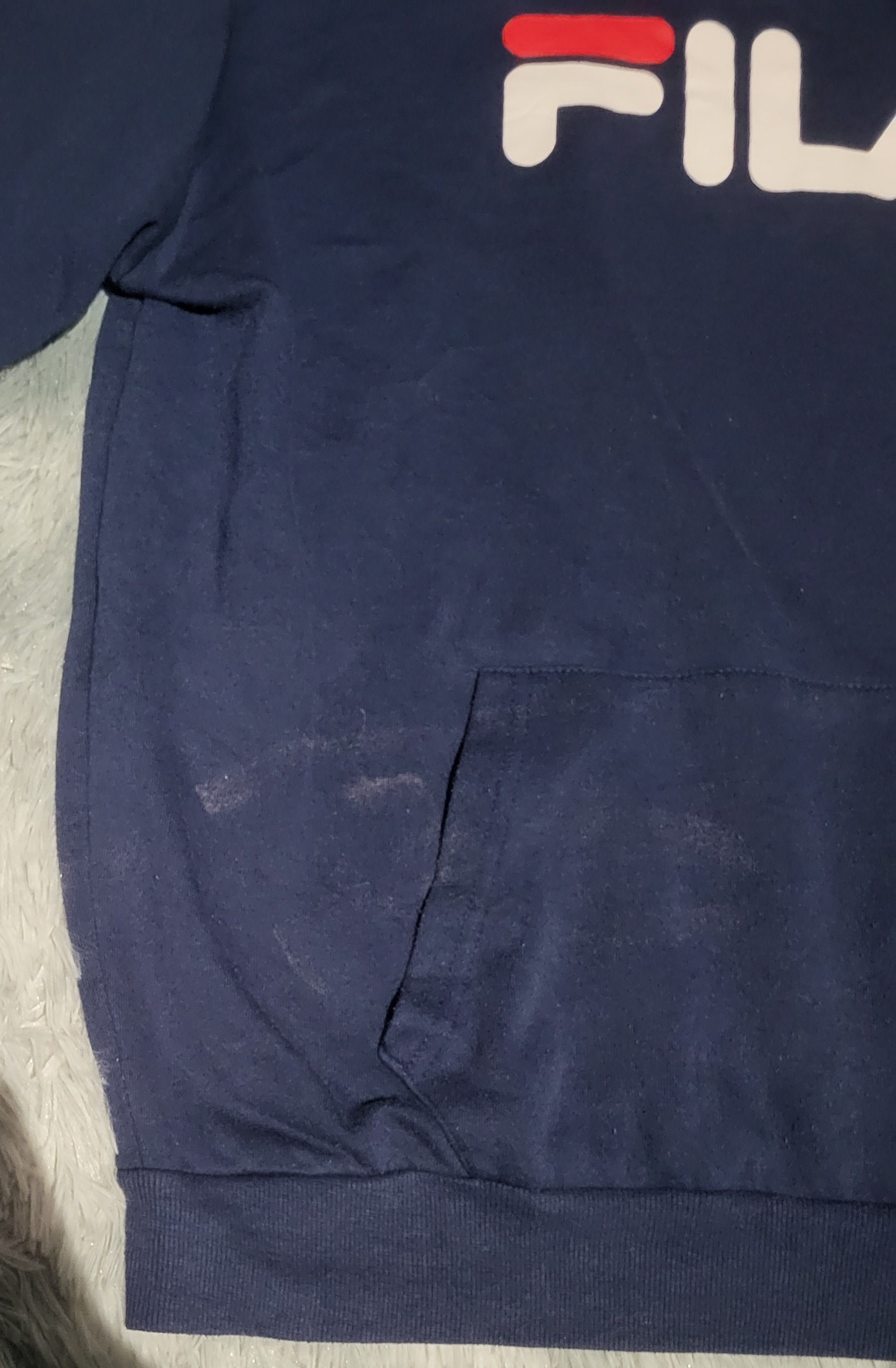 Sweat à capuche FILA Sportswear Bleu - Taille XL