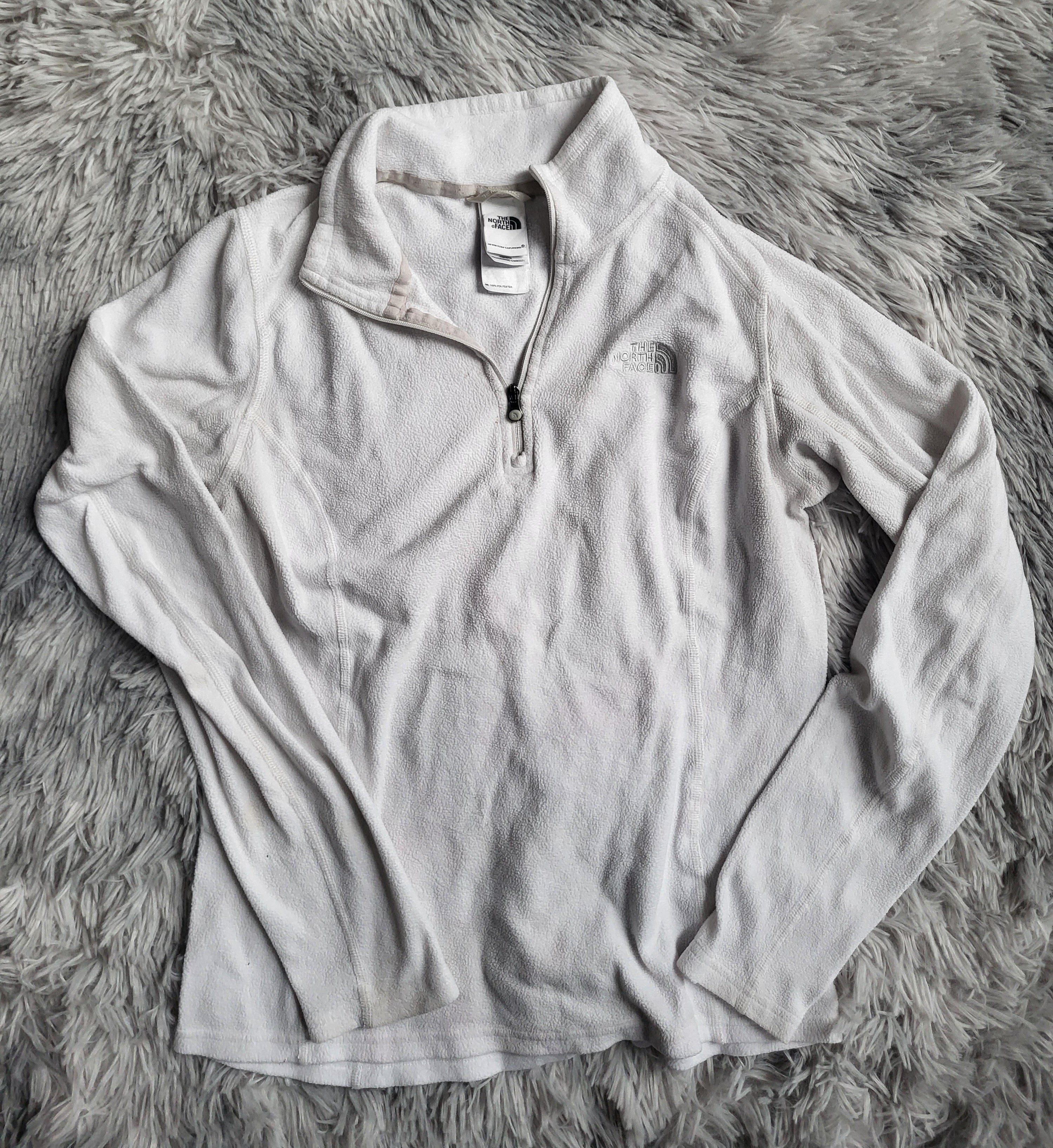 Polaire femme The North Face Glacier 1/4 Zip – Écru / Gardenia White – Taille XS