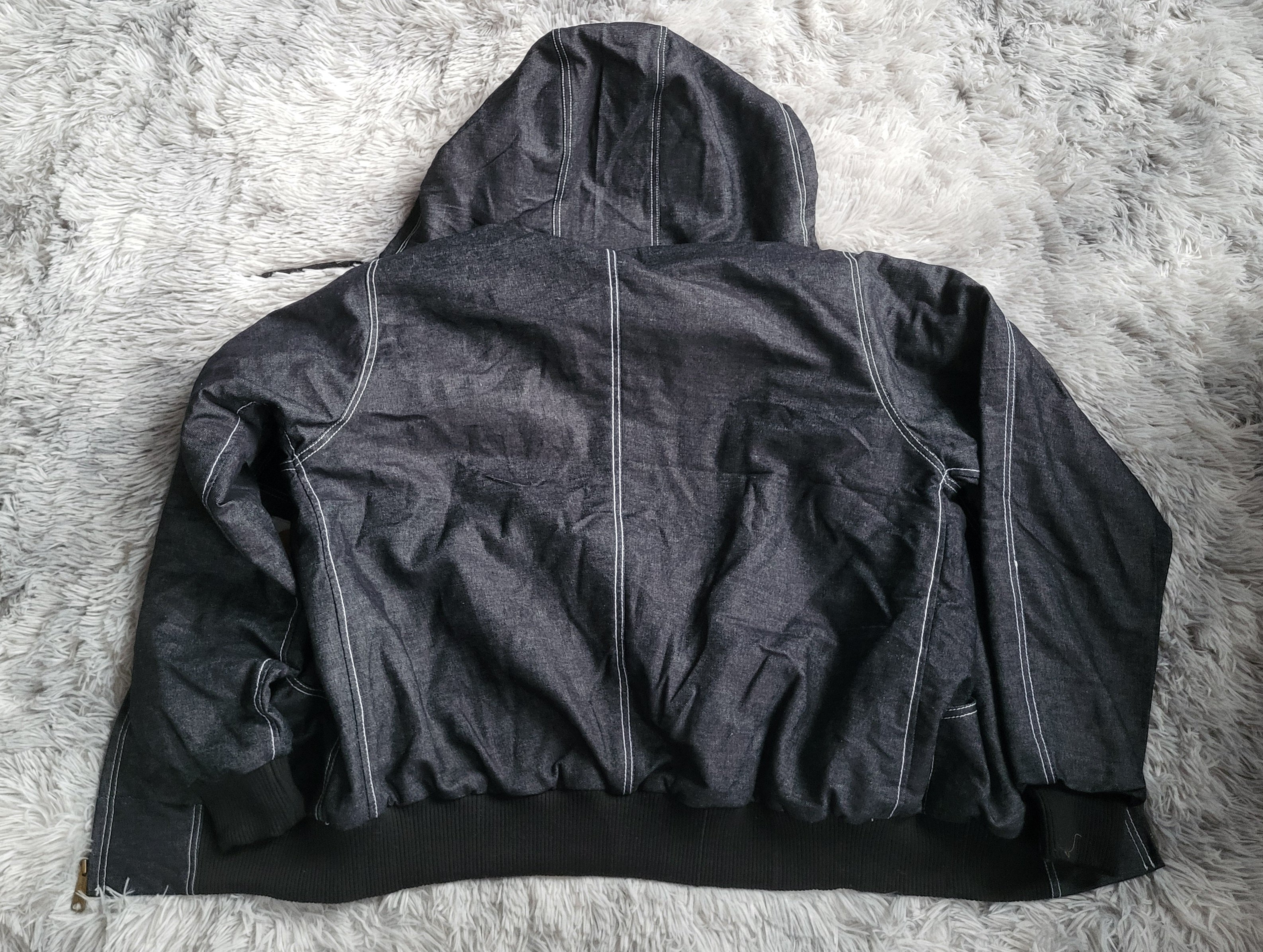 Veste Carhartt Active Jacket Denim Bleu Foncé Homme - Made in USA - Vintage - Taille L - Neuf