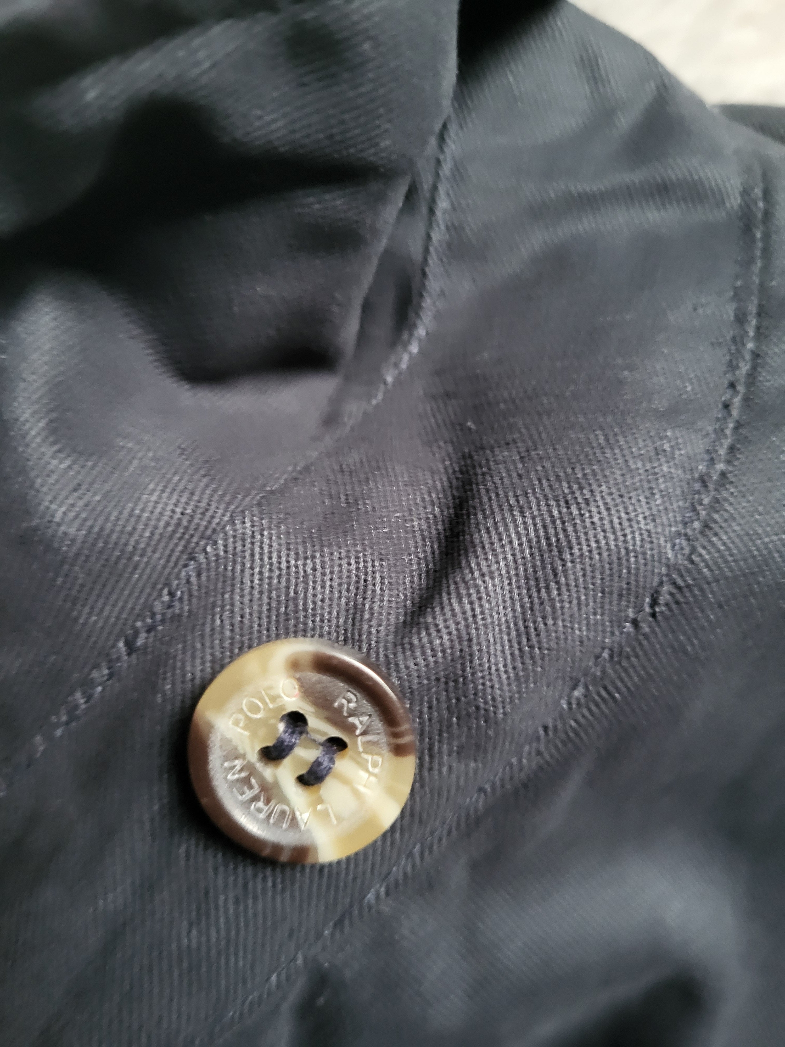 Veste Harrington Polo Ralph Lauren Homme - Bleu - Coton Premium - Taille L - Neuf