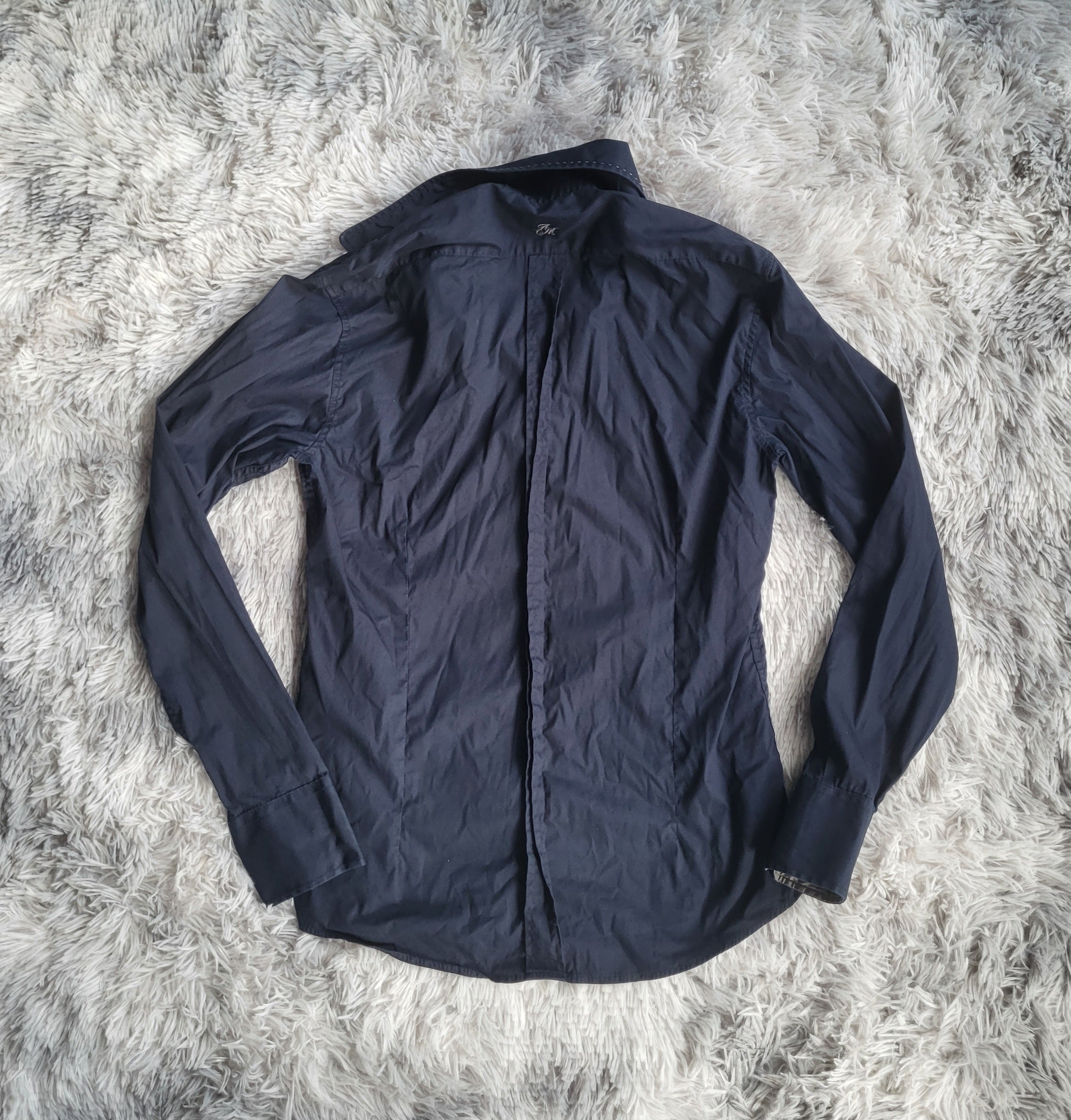 Chemise Antony Morato Napoli Navy - Slim Fit Stretch - Taille 52 (L) - Design Italien Chic