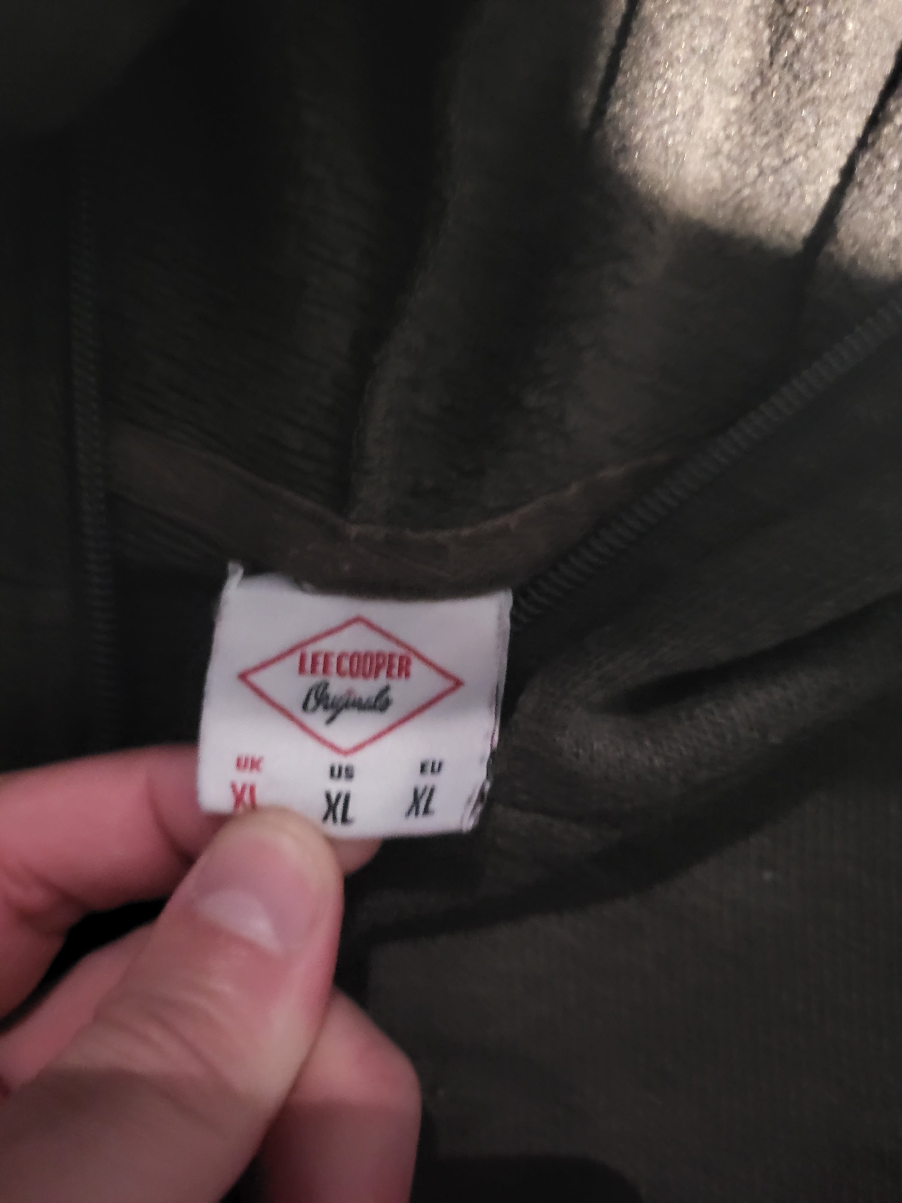 Hoodie Lee Cooper Originals - Style Unique Zip Latéral - XL