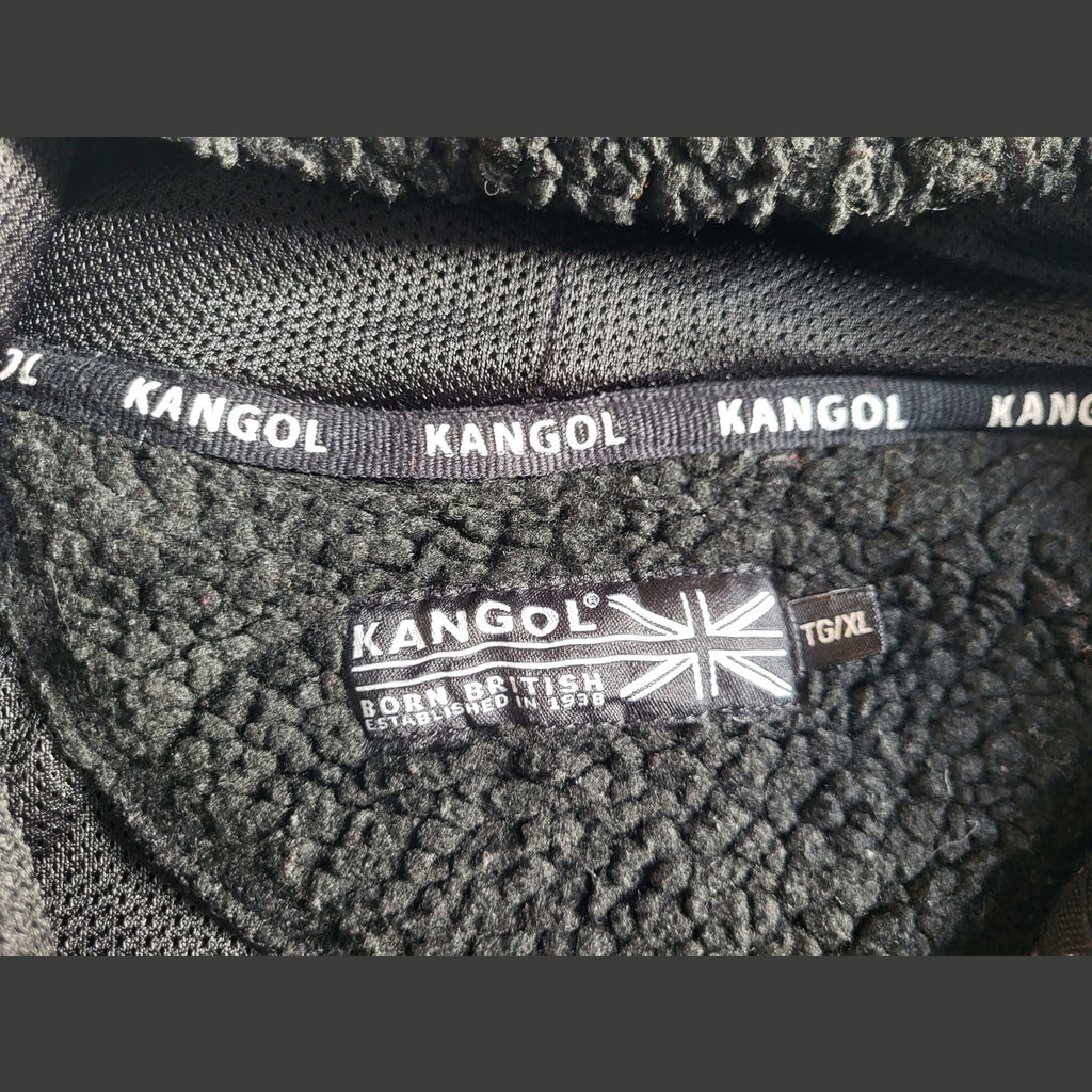 Veste polaire Kangol noire, taille XL. Fripes Sélect