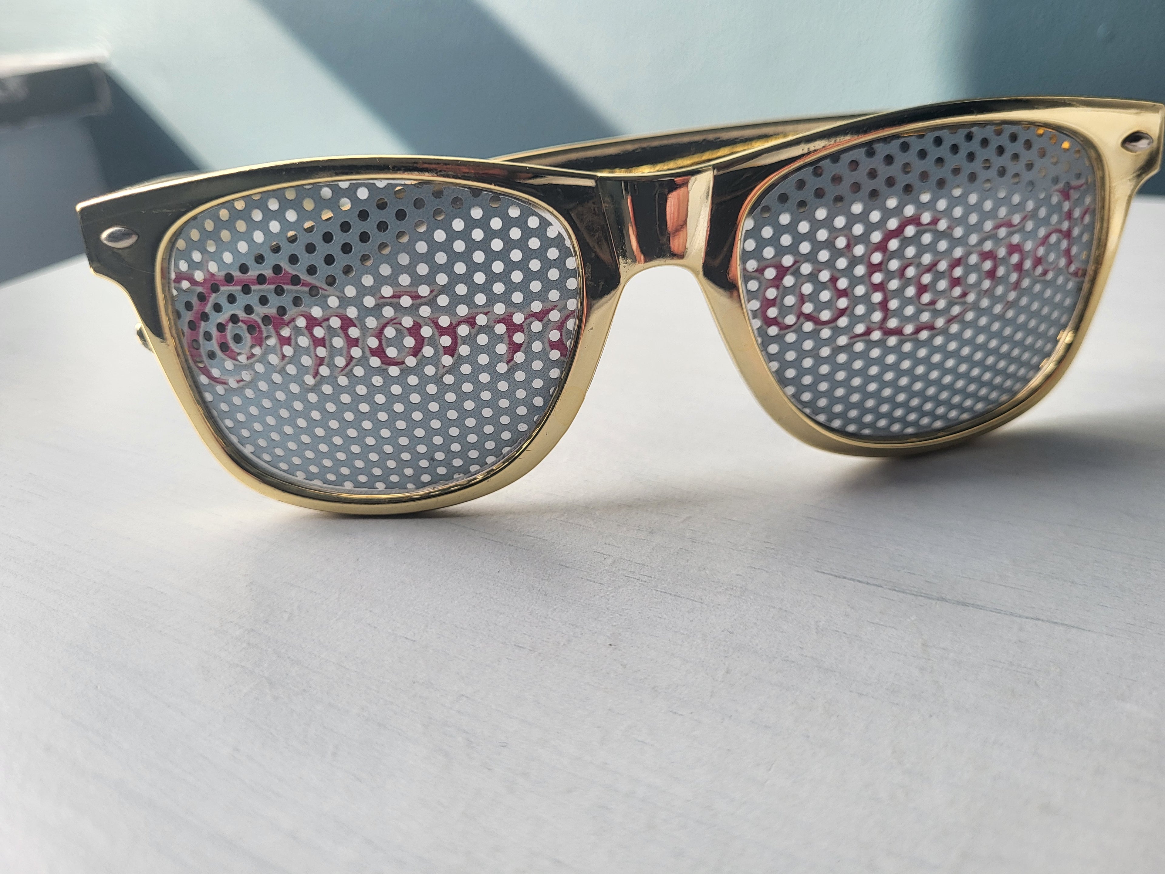 Lunettes Collector Tomorrowland x Lulu Frenchie – Édition Dorée – État Exceptionnel